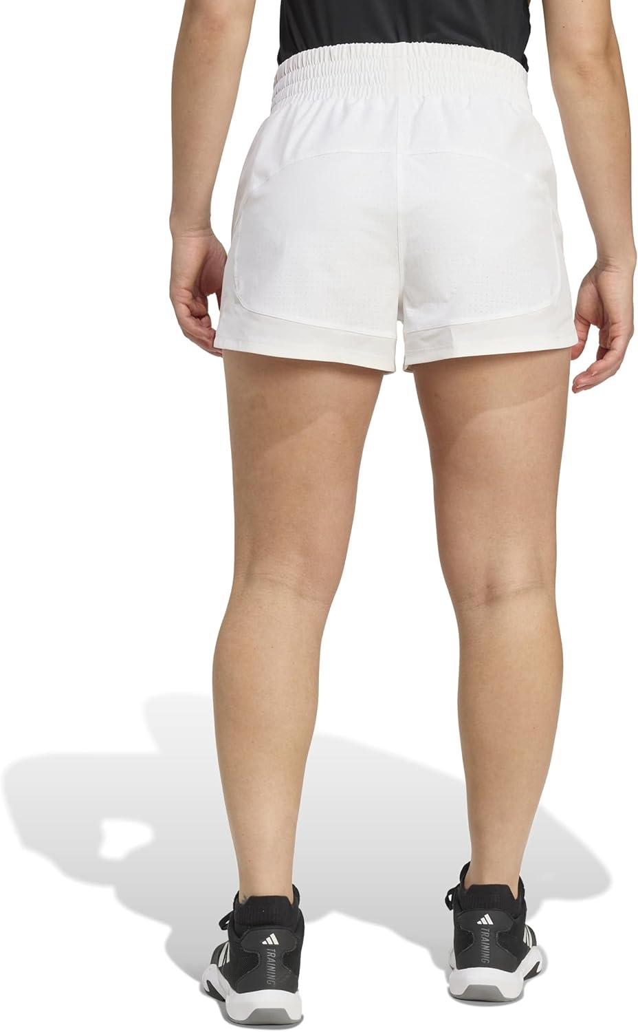 image:imageadidas Womens Racer Pacer Woven ShortsWhite