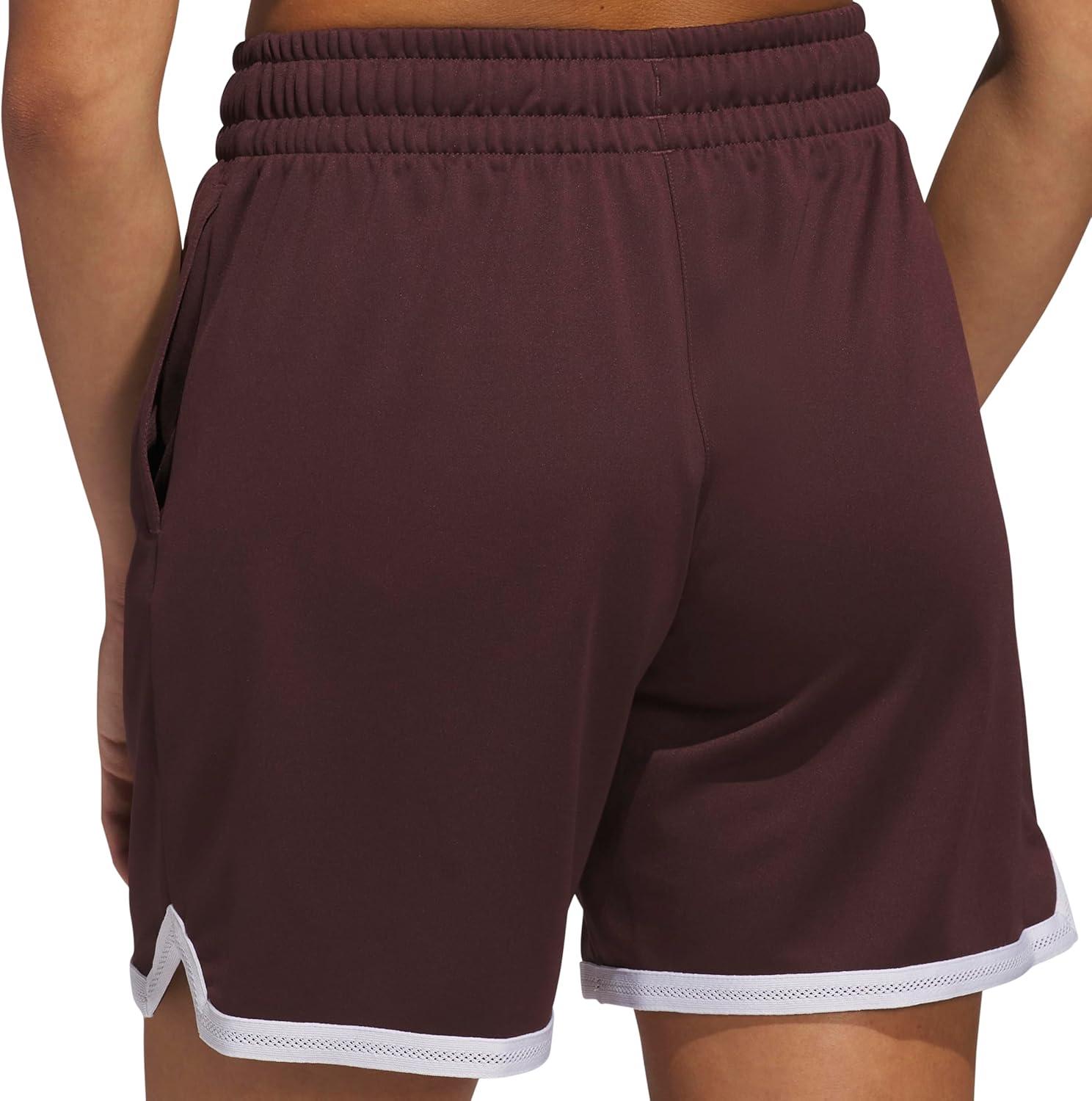 image:imageadidas Womens Select Mesh Basketball ShortsAurora RubyPutty Mauve