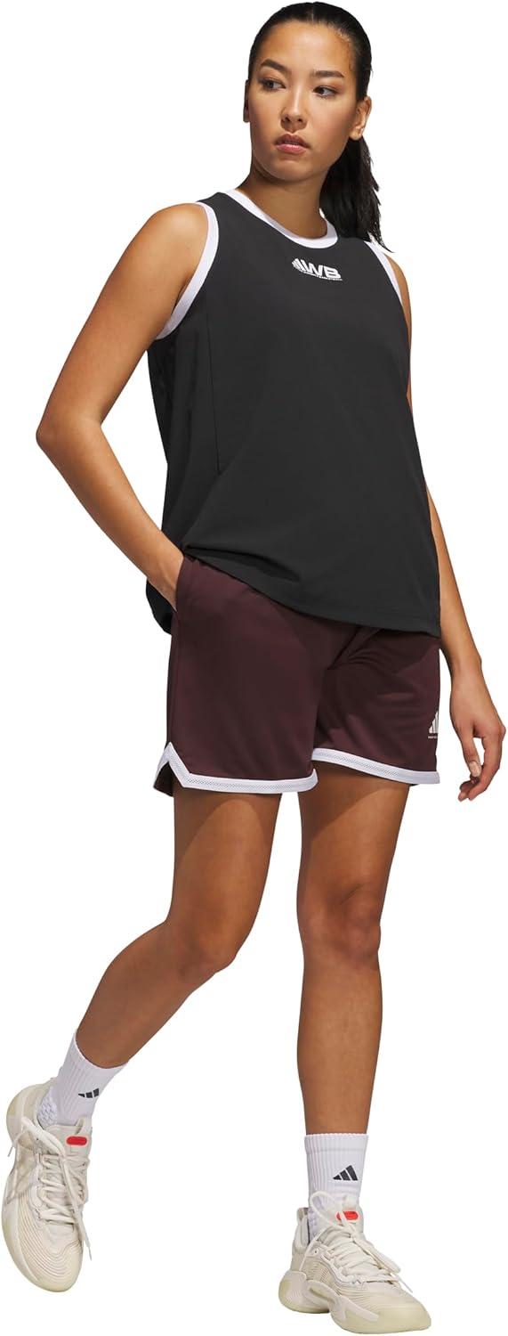 image:imageadidas Womens Select Mesh Basketball ShortsAurora RubyPutty Mauve