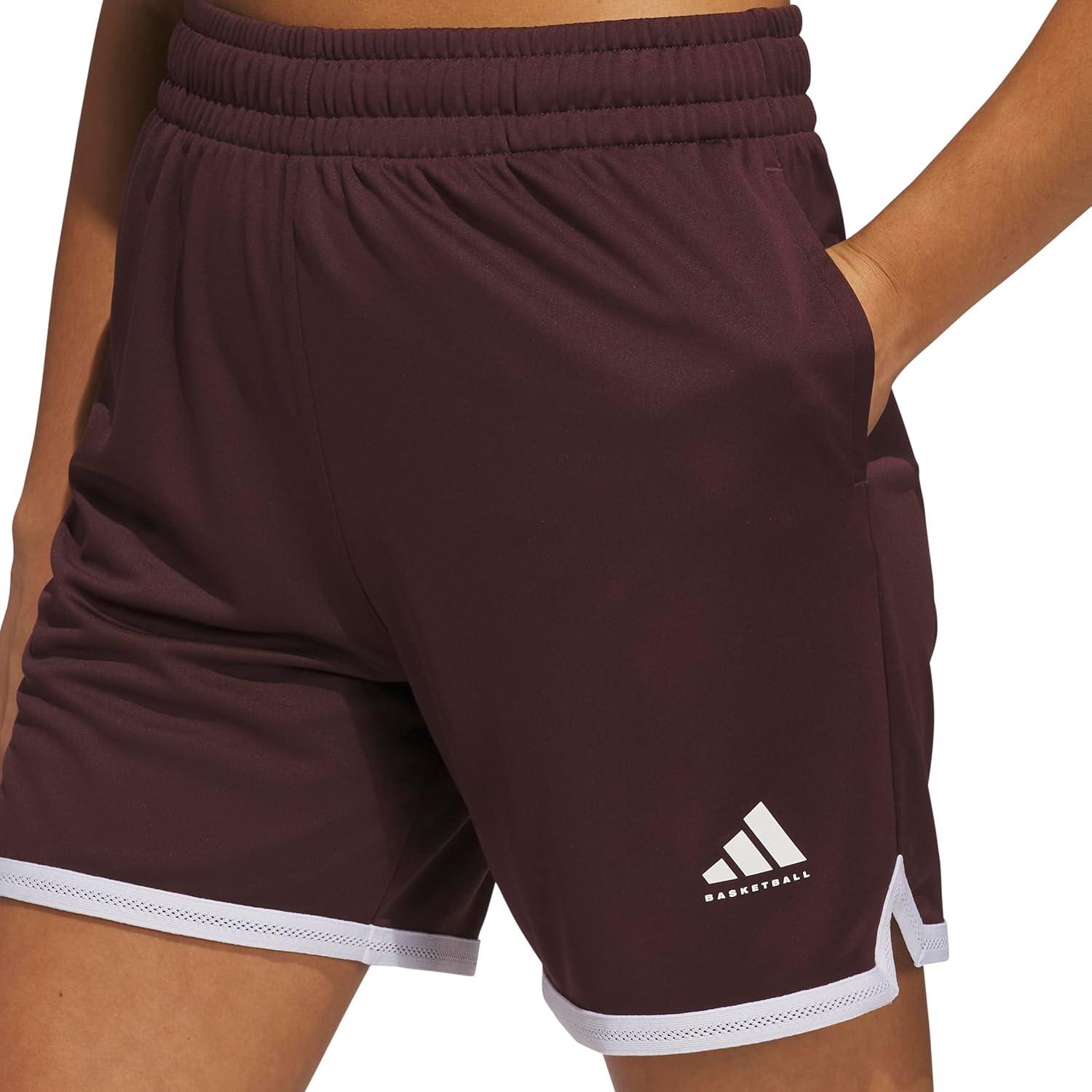 image:imageadidas Womens Select Mesh Basketball ShortsAurora RubyPutty Mauve