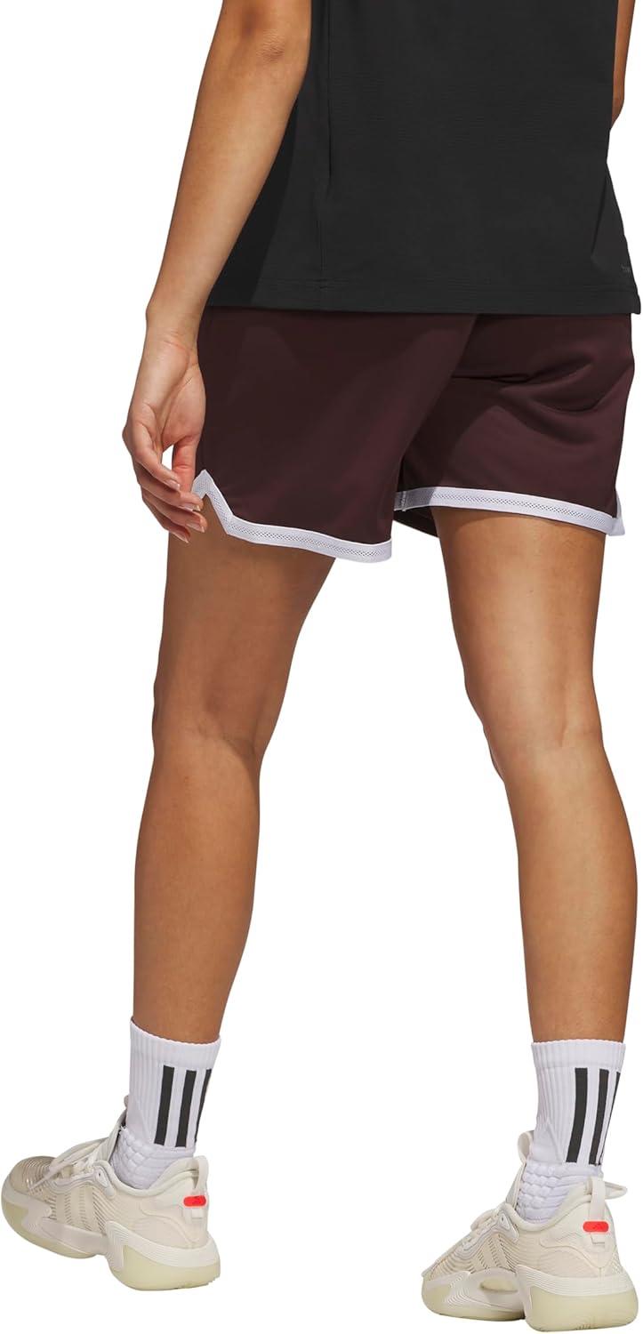 image:imageadidas Womens Select Mesh Basketball ShortsAurora RubyPutty Mauve