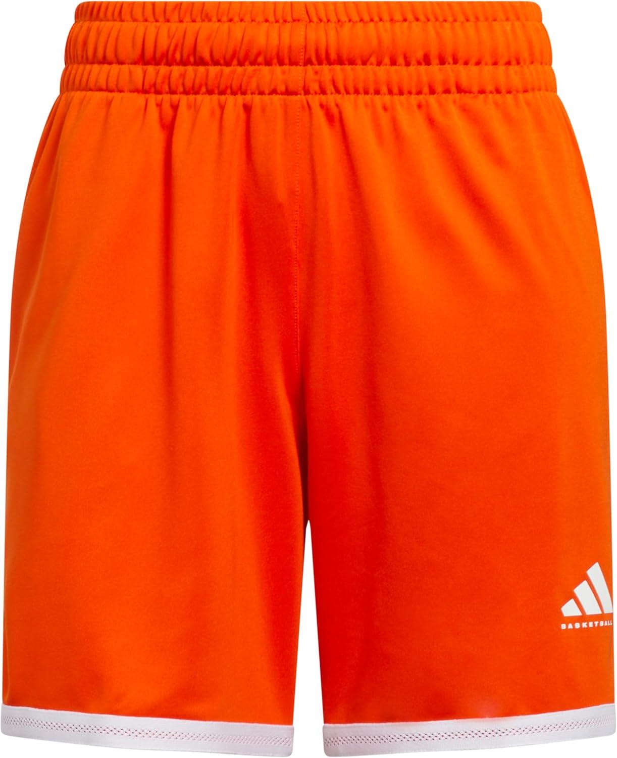 image:imageadidas Womens Select Mesh Basketball ShortsCollegiate OrangeWhite