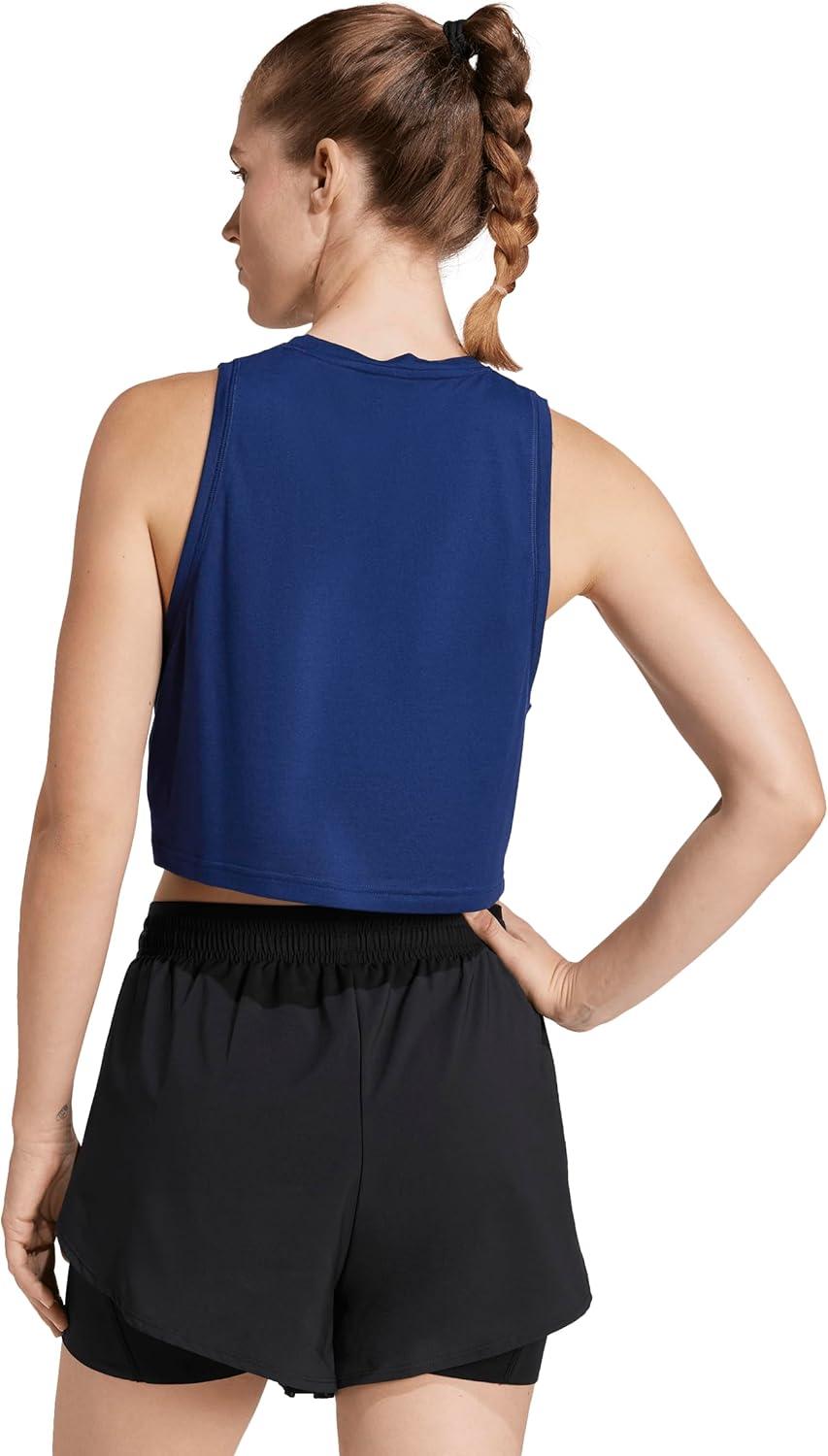 image:imageadidas Womens Train Essentials Boxy Tank TopDark Blue