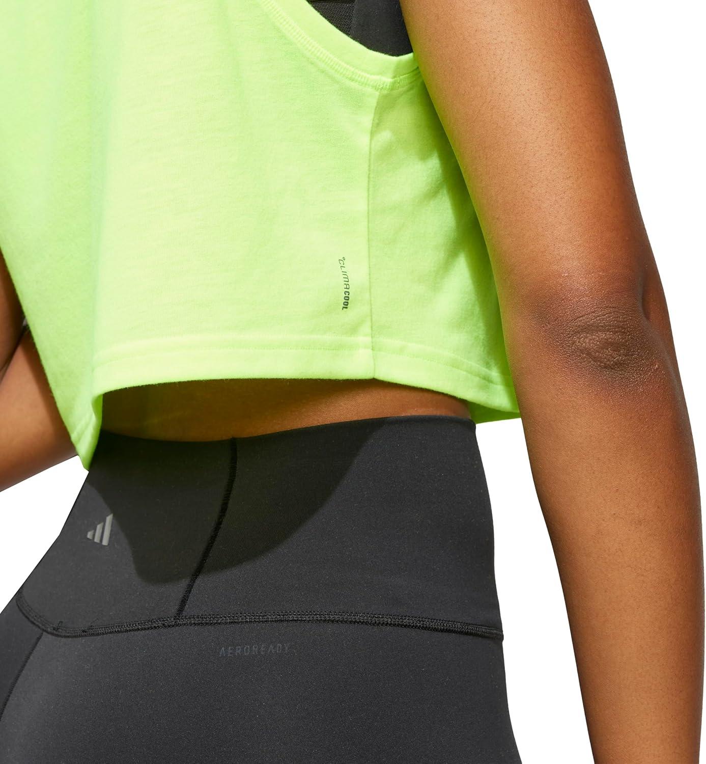 image:imageadidas Womens Train Essentials Boxy Tank TopLucid Lemon