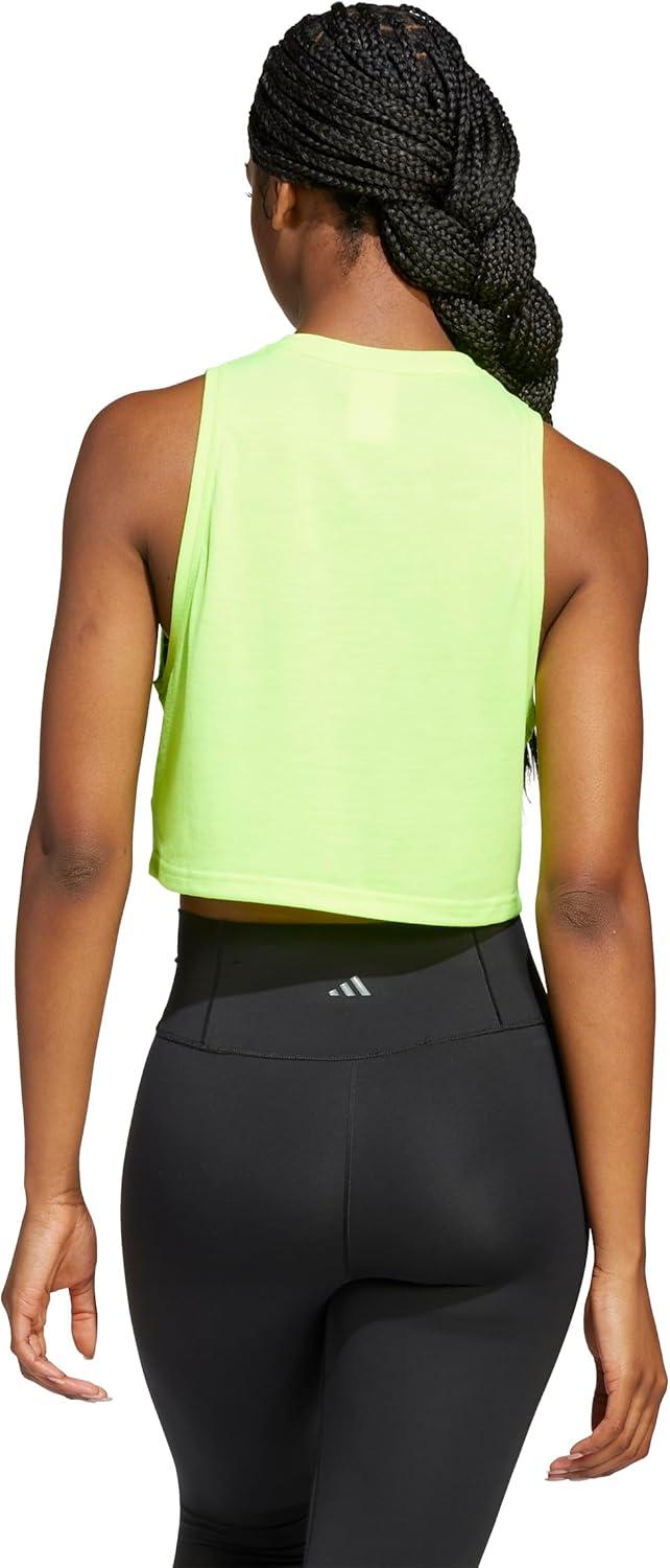 image:imageadidas Womens Train Essentials Boxy Tank TopLucid Lemon