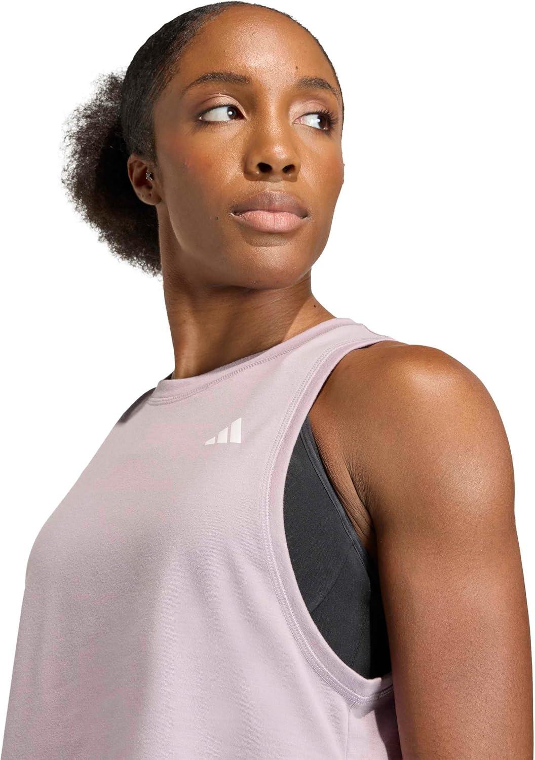 image:imageadidas Womens Train Essentials Boxy Tank TopPreloved Fig