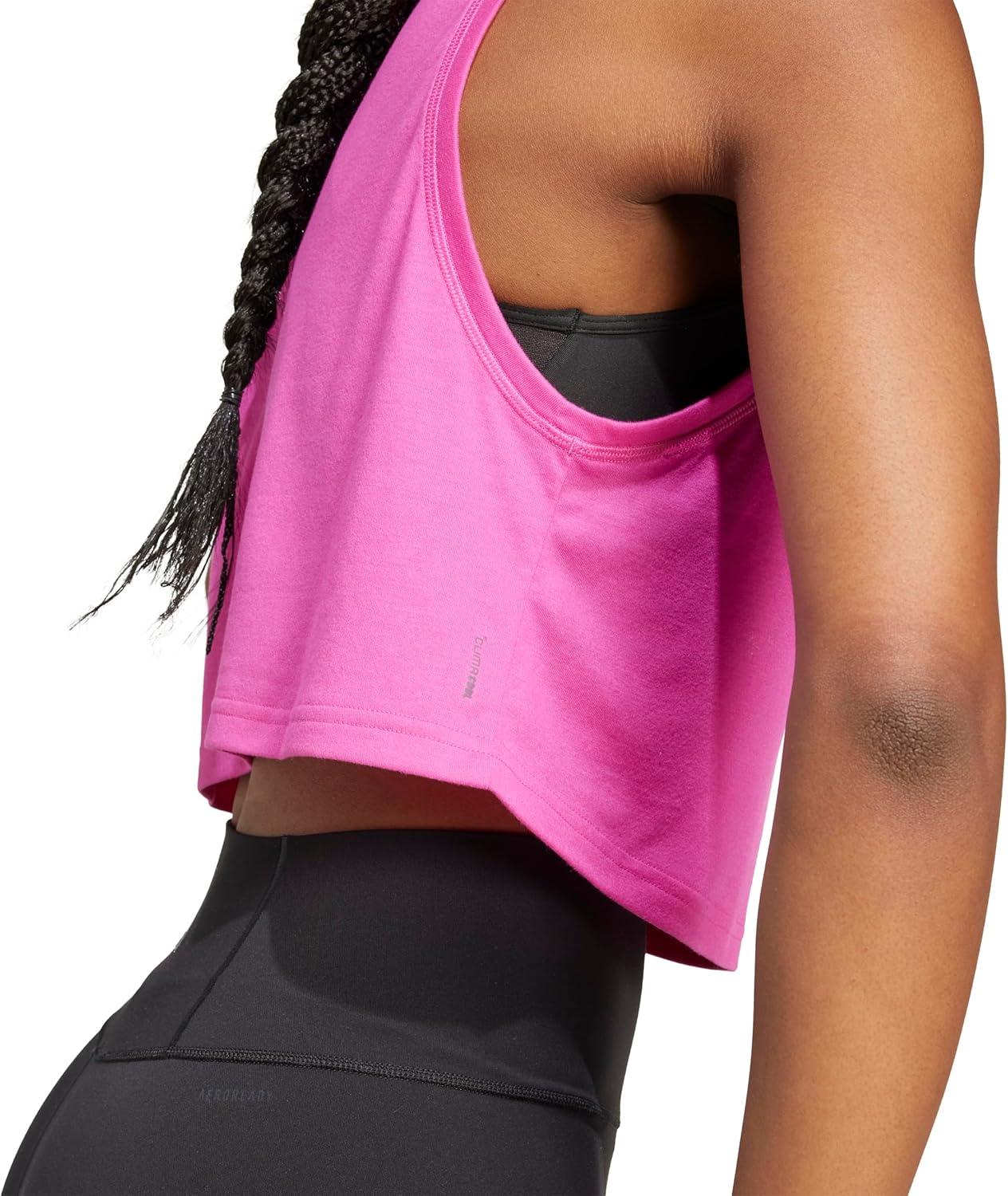 image:imageadidas Womens Train Essentials Boxy Tank TopSemi Lucid Fuchsia
