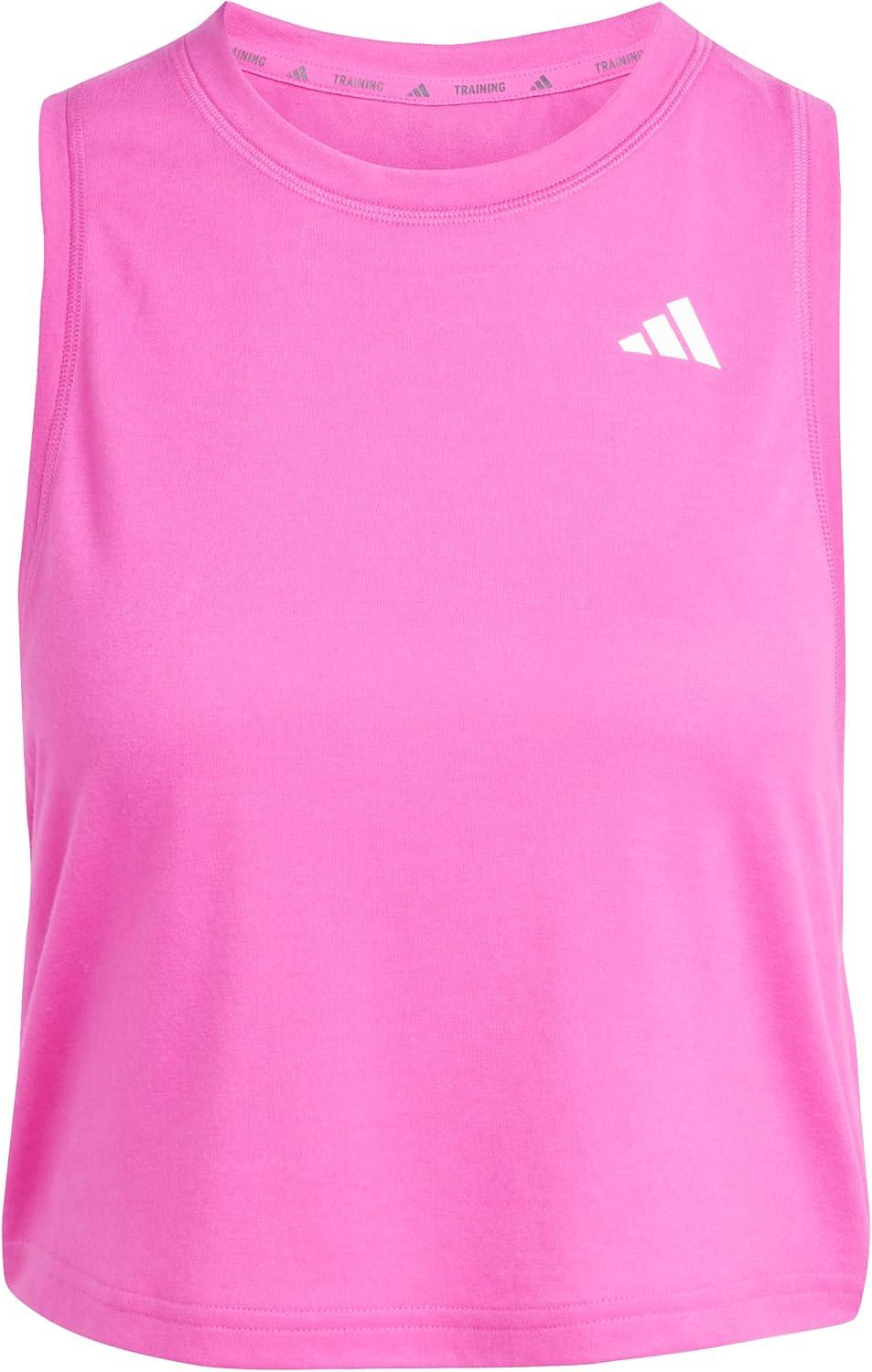 image:imageadidas Womens Train Essentials Boxy Tank TopSemi Lucid Fuchsia