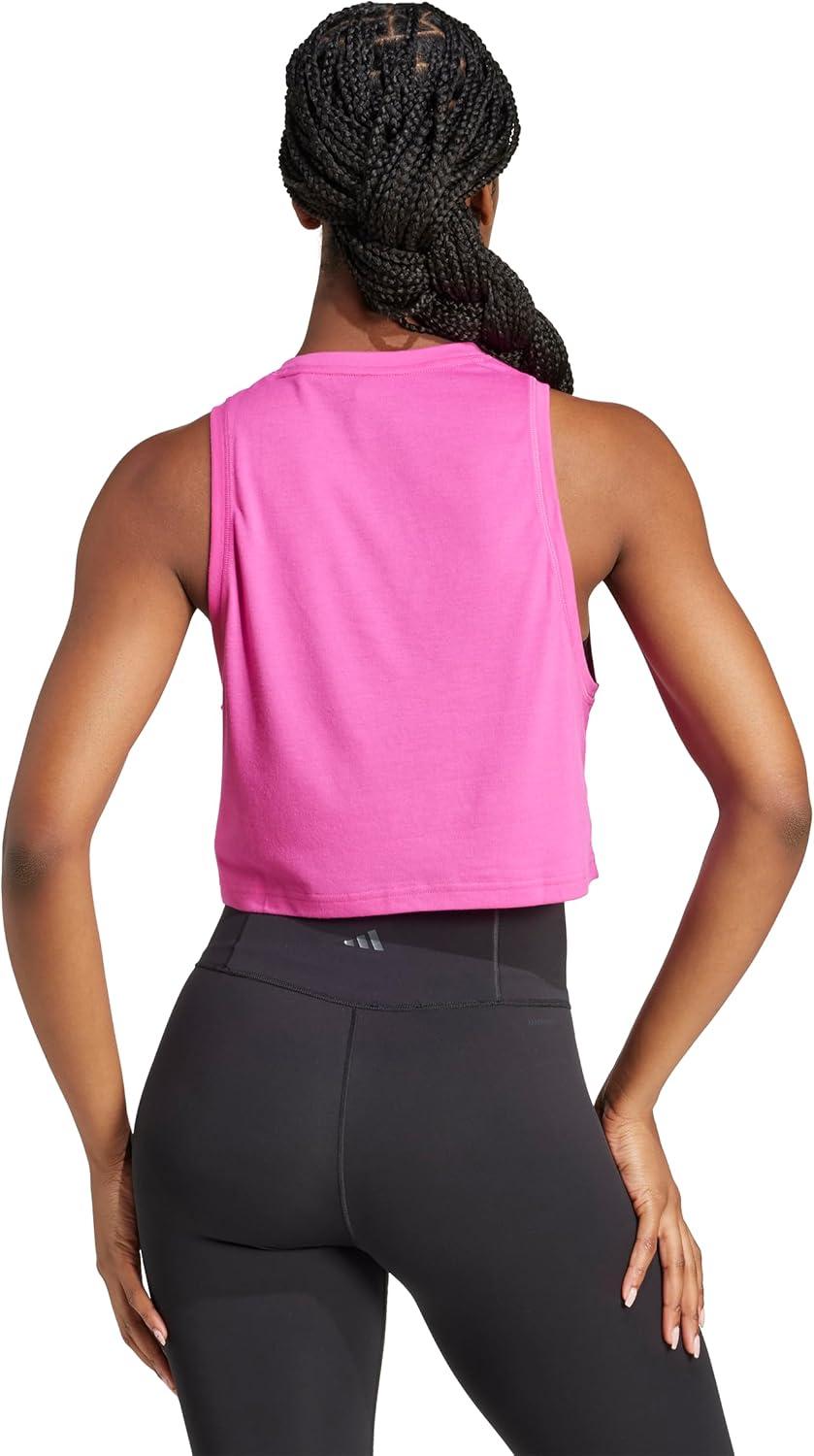 image:imageadidas Womens Train Essentials Boxy Tank TopSemi Lucid Fuchsia
