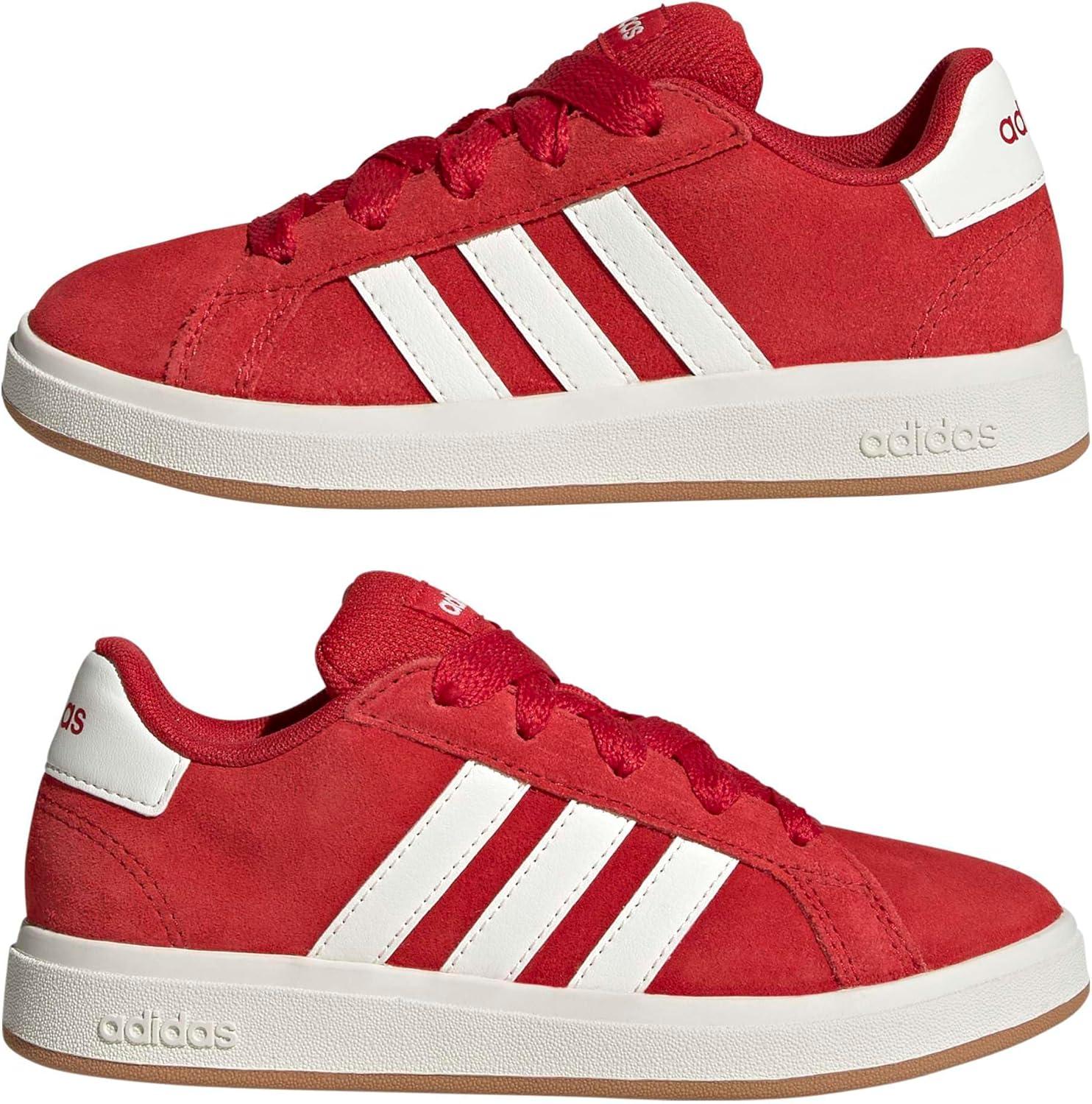 image:imageadidas unisexchild Grand Court 00s Little KidBig KidBetter ScarletOff White