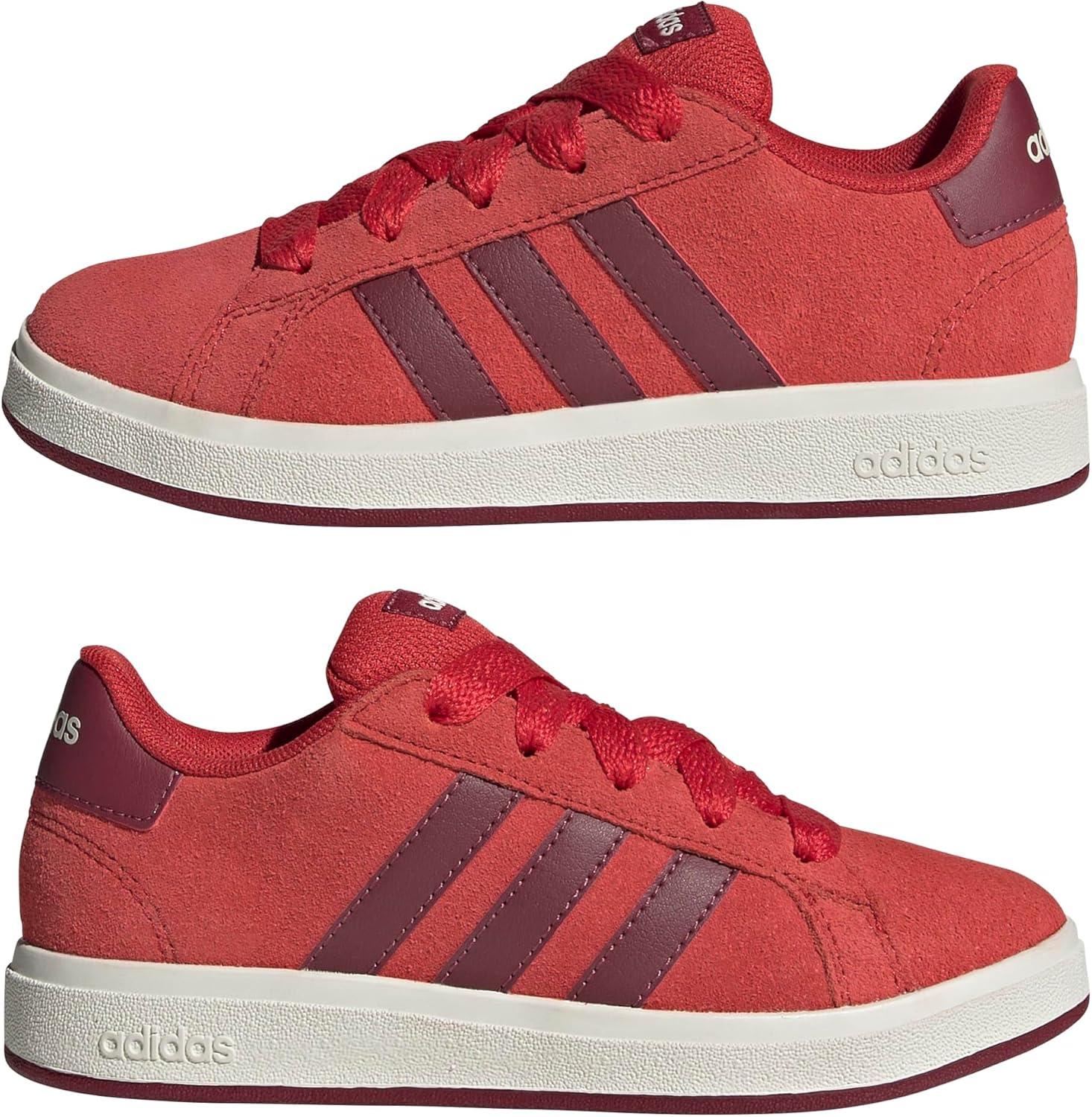 image:imageadidas unisexchild Grand Court 00s Little KidBig KidOff WhiteWhiteBlack