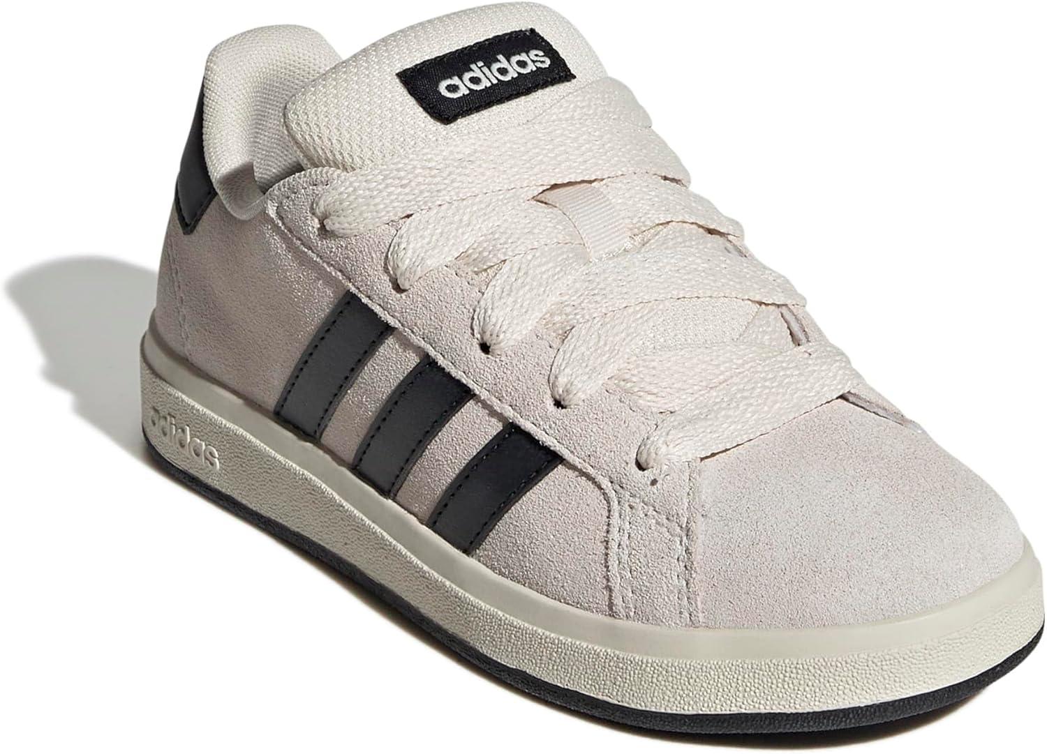 image:imageadidas unisexchild Grand Court 00s Little KidBig KidWonder WhiteBlackWhite