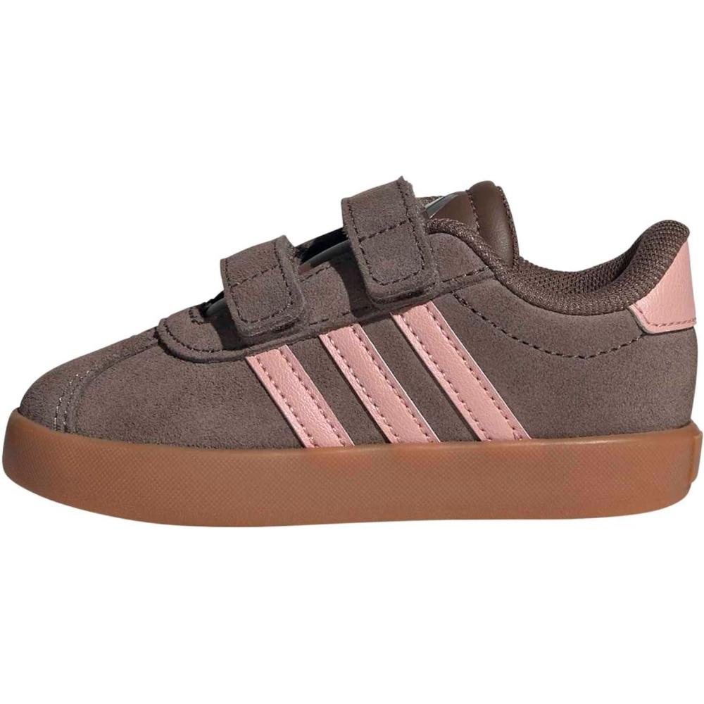 image:imageadidas Baby VL Court 30 Hook amp Loop ShoeEarth StrataSemi Frozen TurboAmber Gum