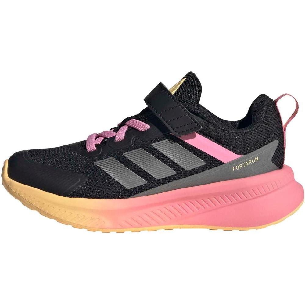 image:imageadidas Kids Fortarun 40BlackIron MetallicBliss Pink