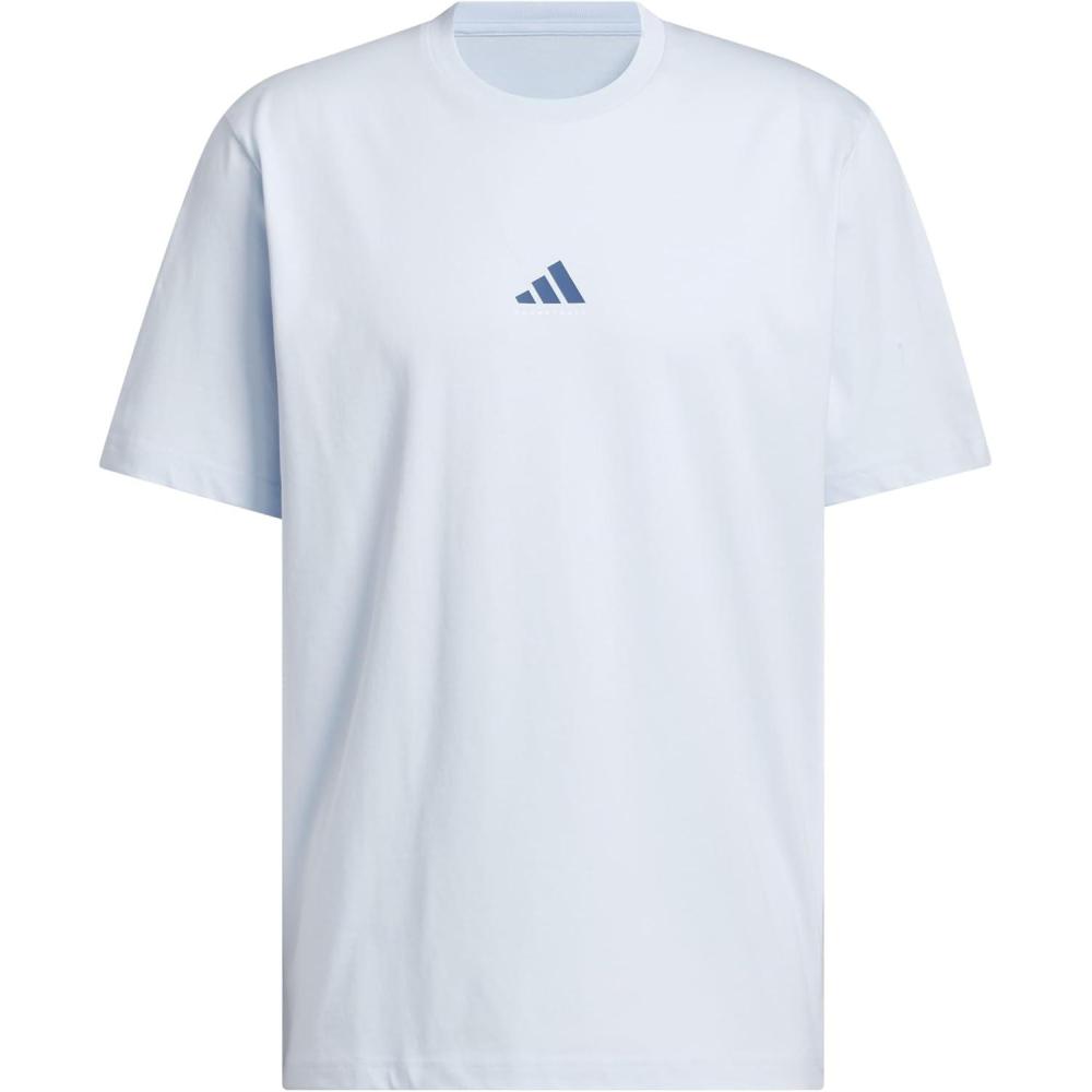 image:imageadidas Mens Basketball Foundation TShirtCrystal Sky