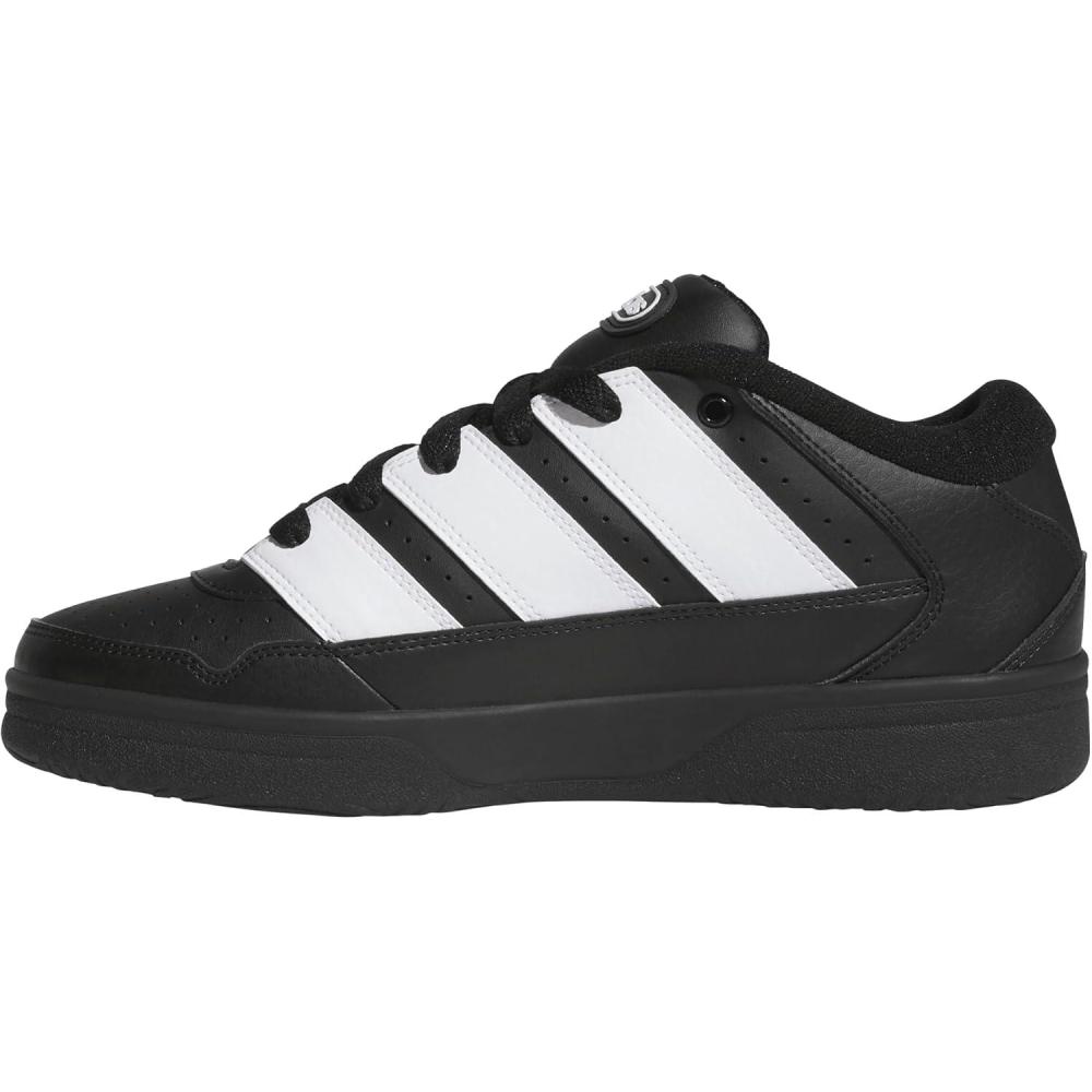 image:imageadidas Mens Break Start 2000 Lace Up Sneakers Shoes Casual  BlackBlackWhiteBlack