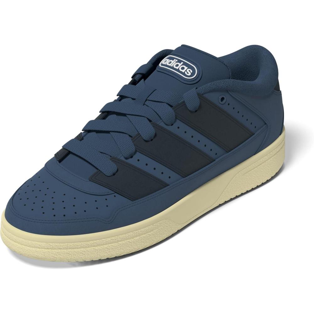 image:imageadidas Mens Break Start 2000 Lace Up Sneakers Shoes Casual BlackPreloved InkAurora InkWarm Vanilla