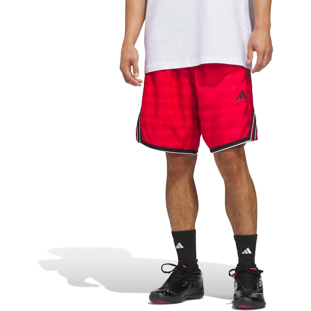 image:imageadidas Mens Crazy Lite All Over Printed ShortsPure Ruby
