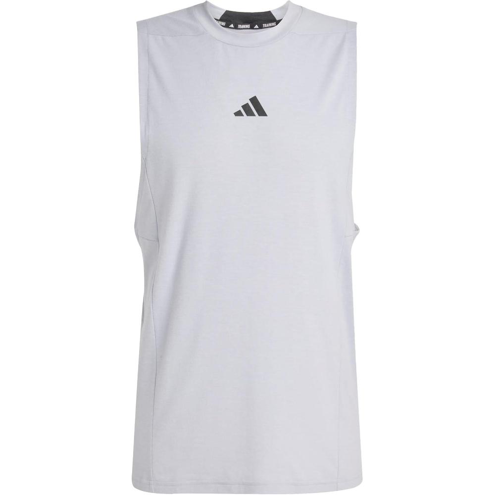 image:imageadidas Mens Designed for Training Workout Tank TopHalo SilverBlack