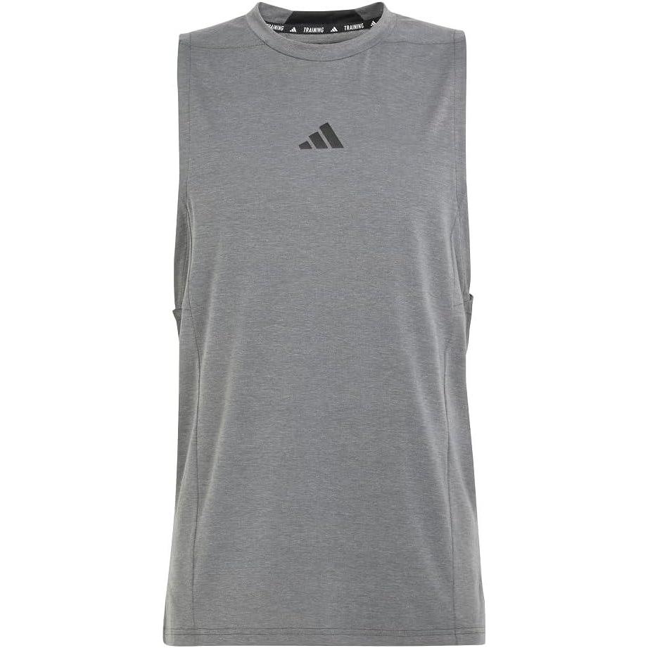 image:imageadidas Mens Designed for Training Workout Tank TopSolid Grey
