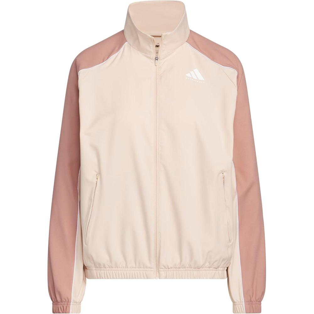image:imageadidas Womens Crazylite Woven Basketball JacketHalo BlushWarm Clay