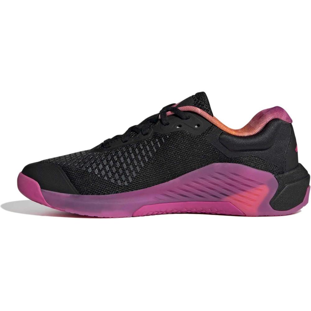 image:imageadidas Womens Dropset 4 Training ShoesBlackSemi Lucid FuchsiaTangerine