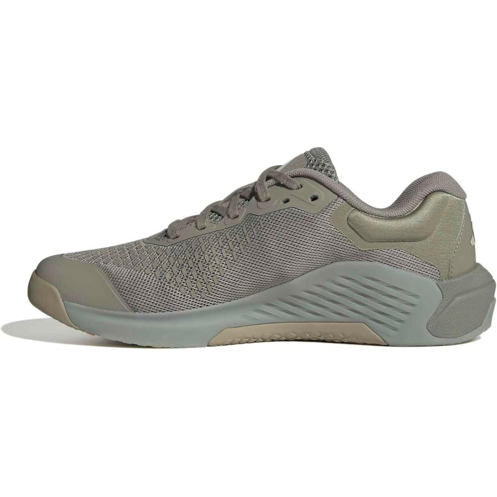 image:imageadidas Womens Dropset 4 Training ShoesSilver PebbleIce Gold MetallicWonder Cargo