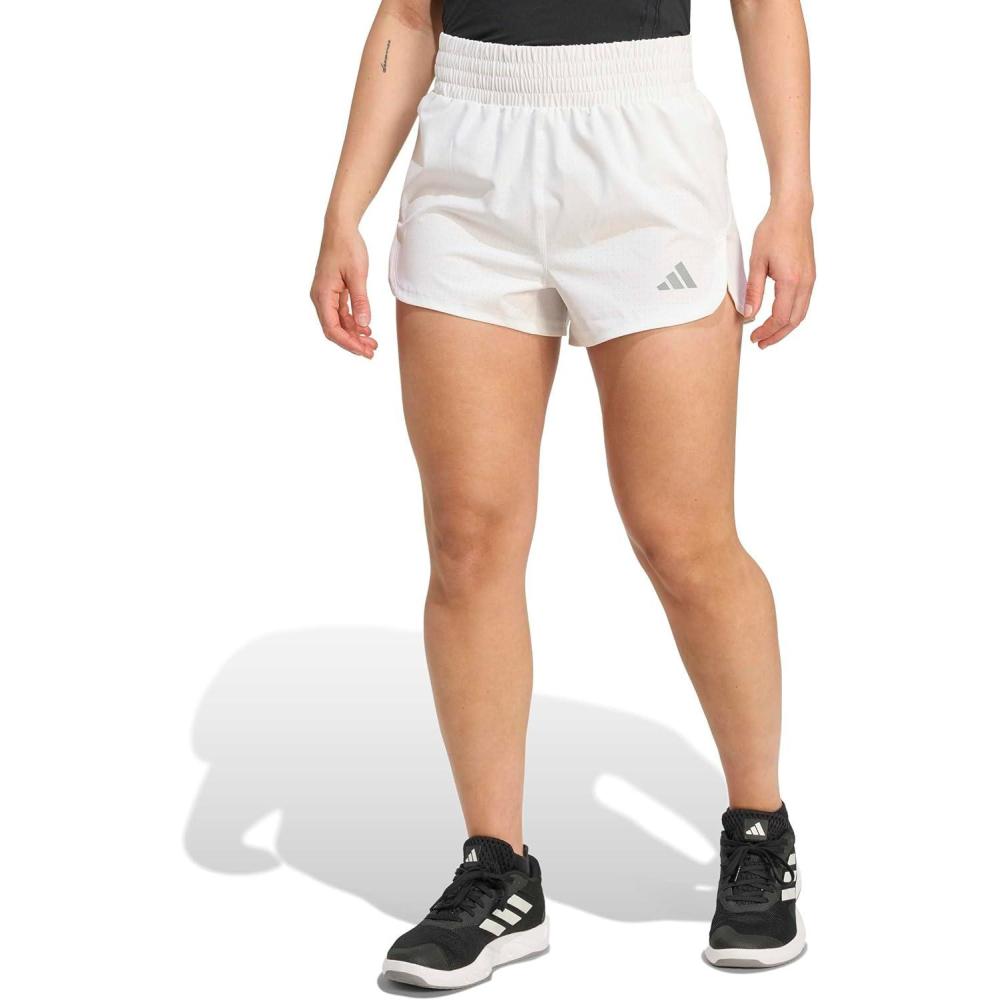 image:imageadidas Womens Racer Pacer Woven ShortsWhite