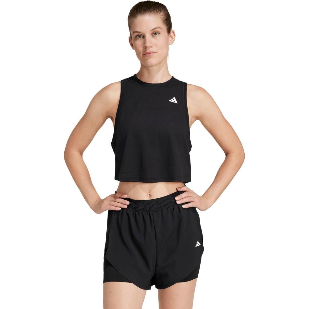 image:imageadidas Womens Train Essentials Boxy Tank TopBlack