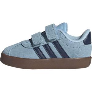adidas Baby VL Court 3.0 Hook & Loop Shoe(Clear Sky/Night Indigo/Gum)