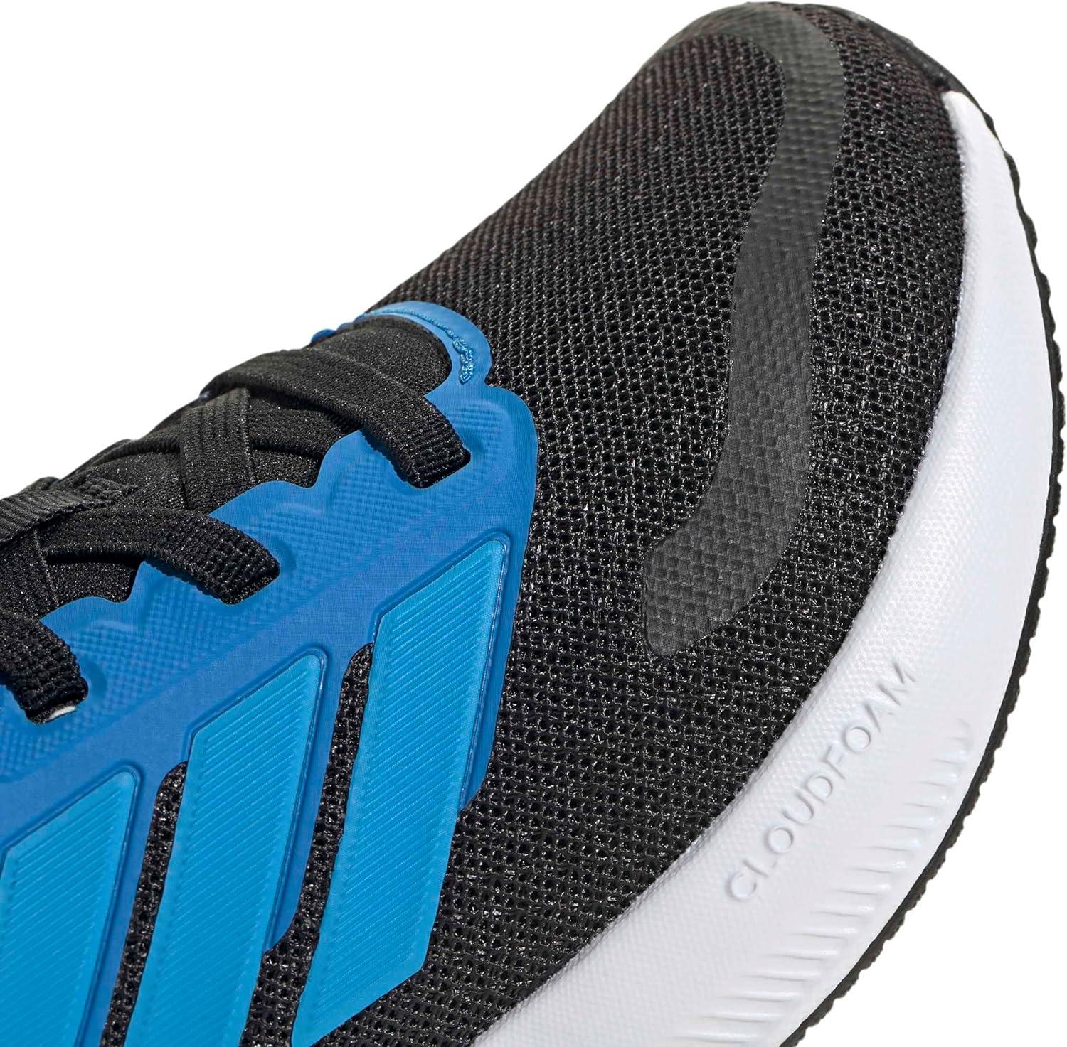 image:imageAdidas UnisexChild Run Falcon 5BlackLucid AquamarineLucid Ray Blue