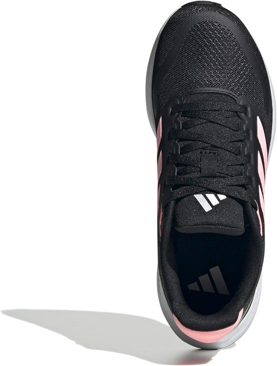 image:imageAdidas UnisexChild Run Falcon 5BlackPink SparkSilver Metallic