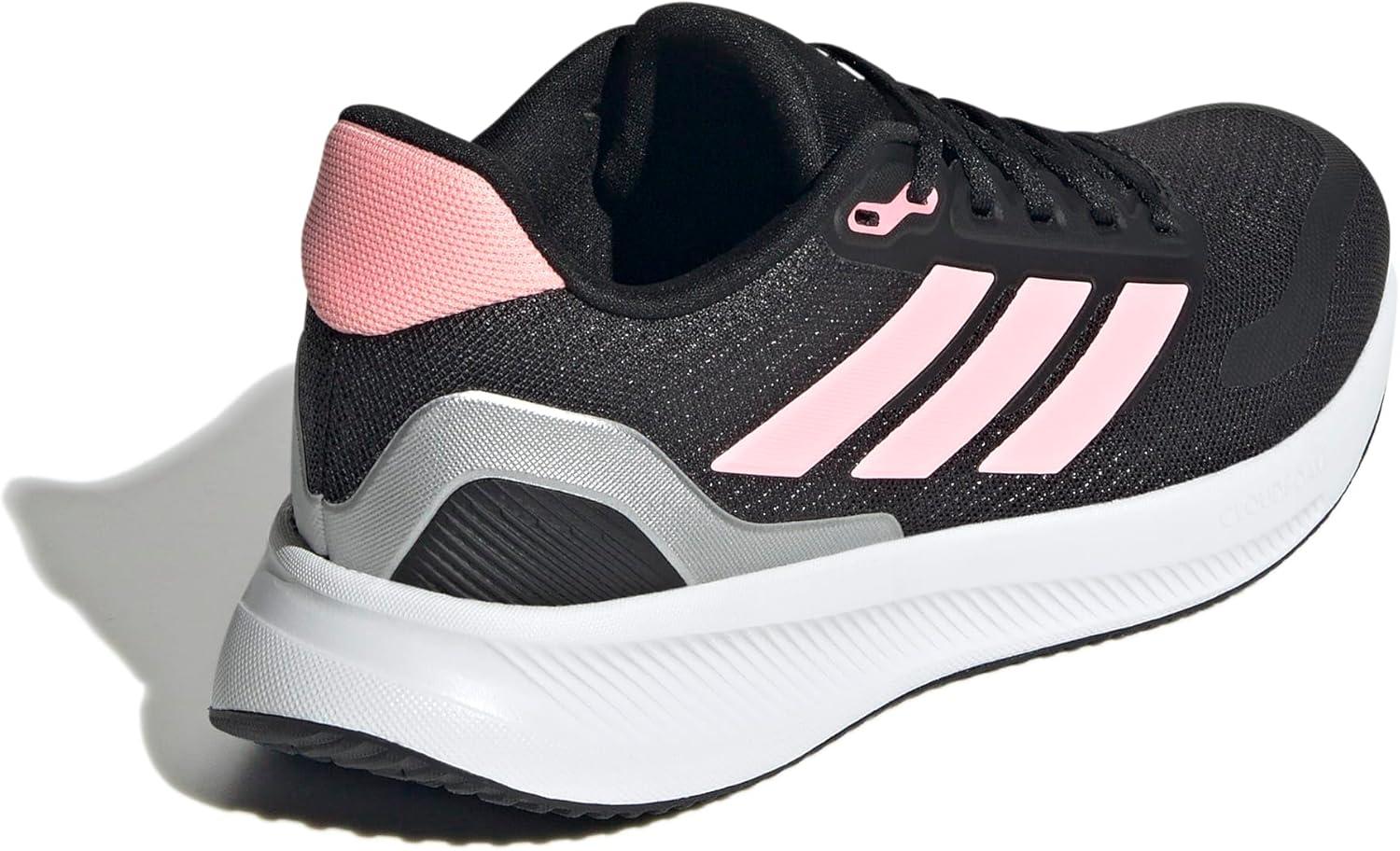 image:imageAdidas UnisexChild Run Falcon 5BlackPink SparkSilver Metallic