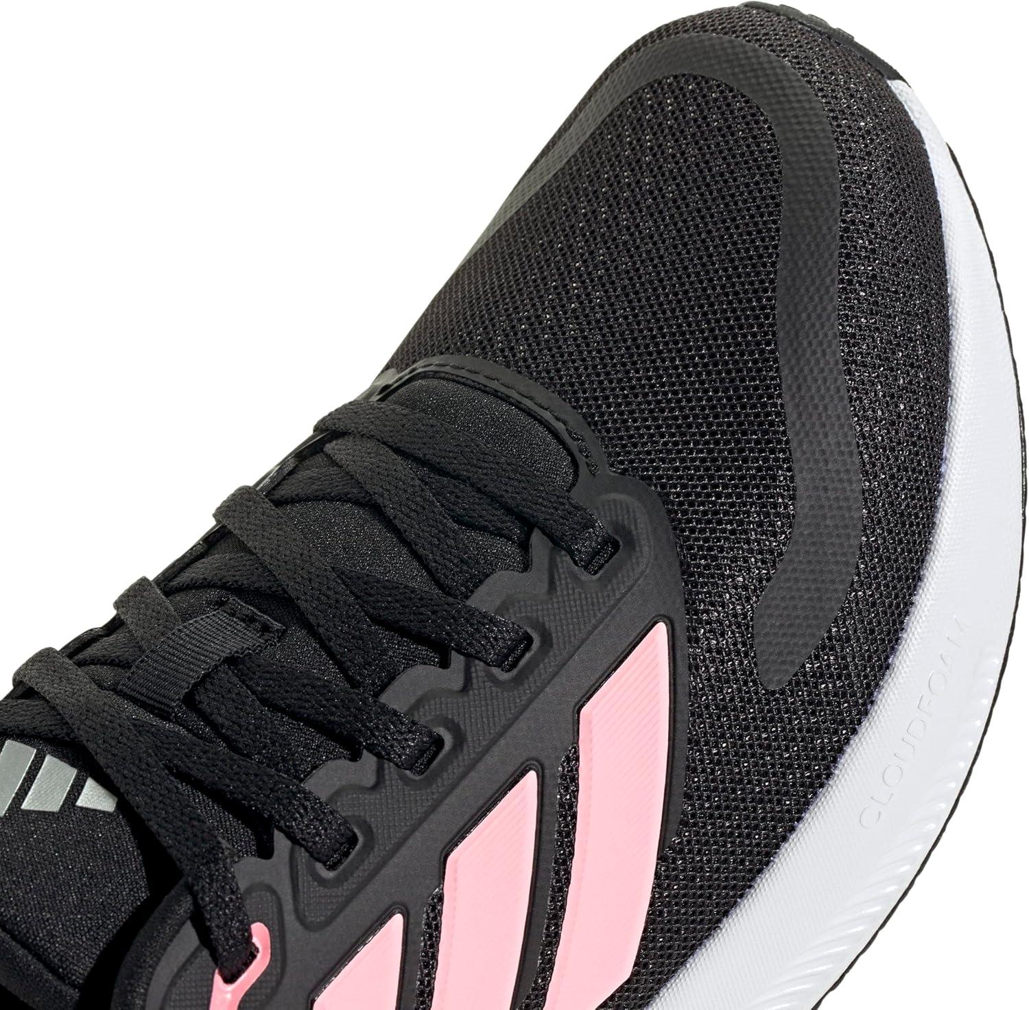 image:imageAdidas UnisexChild Run Falcon 5BlackPink SparkSilver Metallic