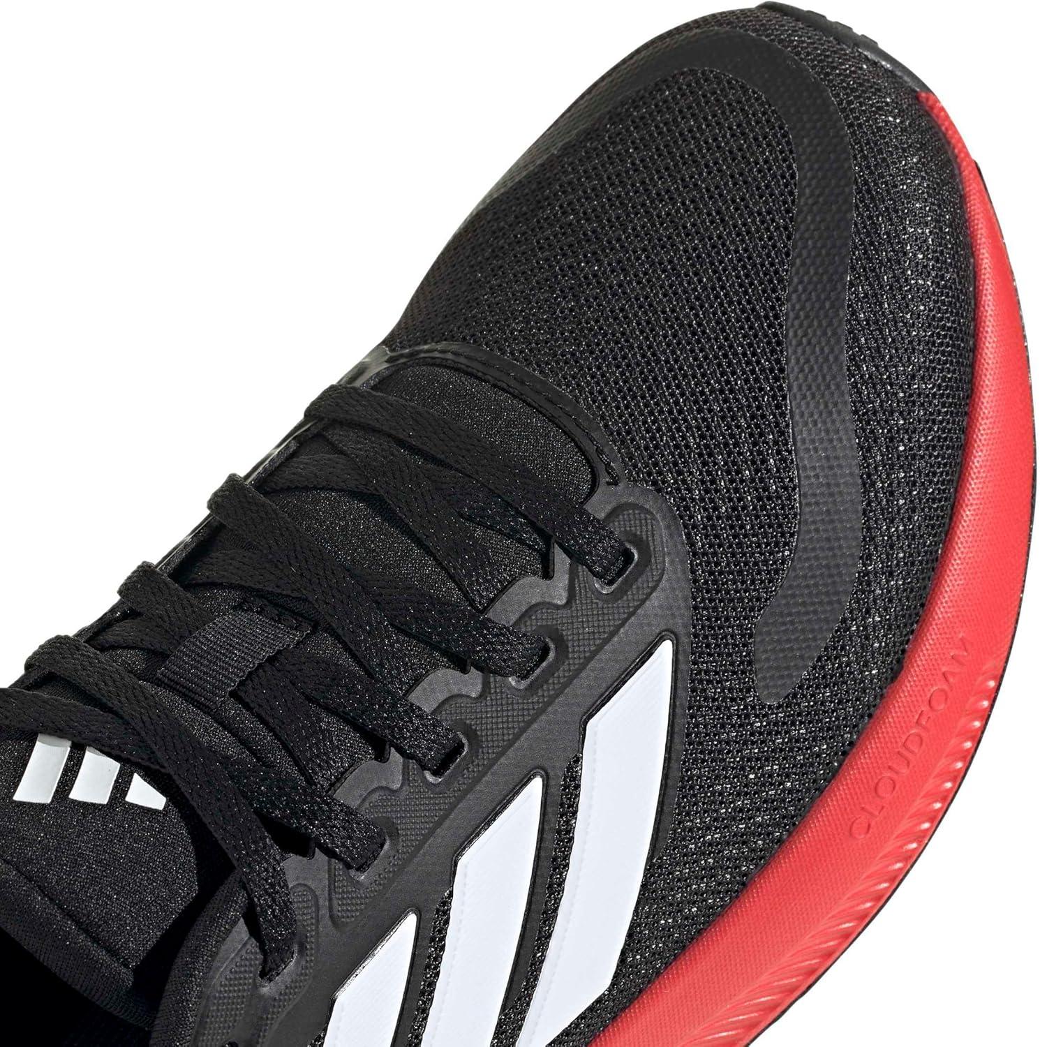 image:imageAdidas UnisexChild Run Falcon 5BlackWhiteBright Red