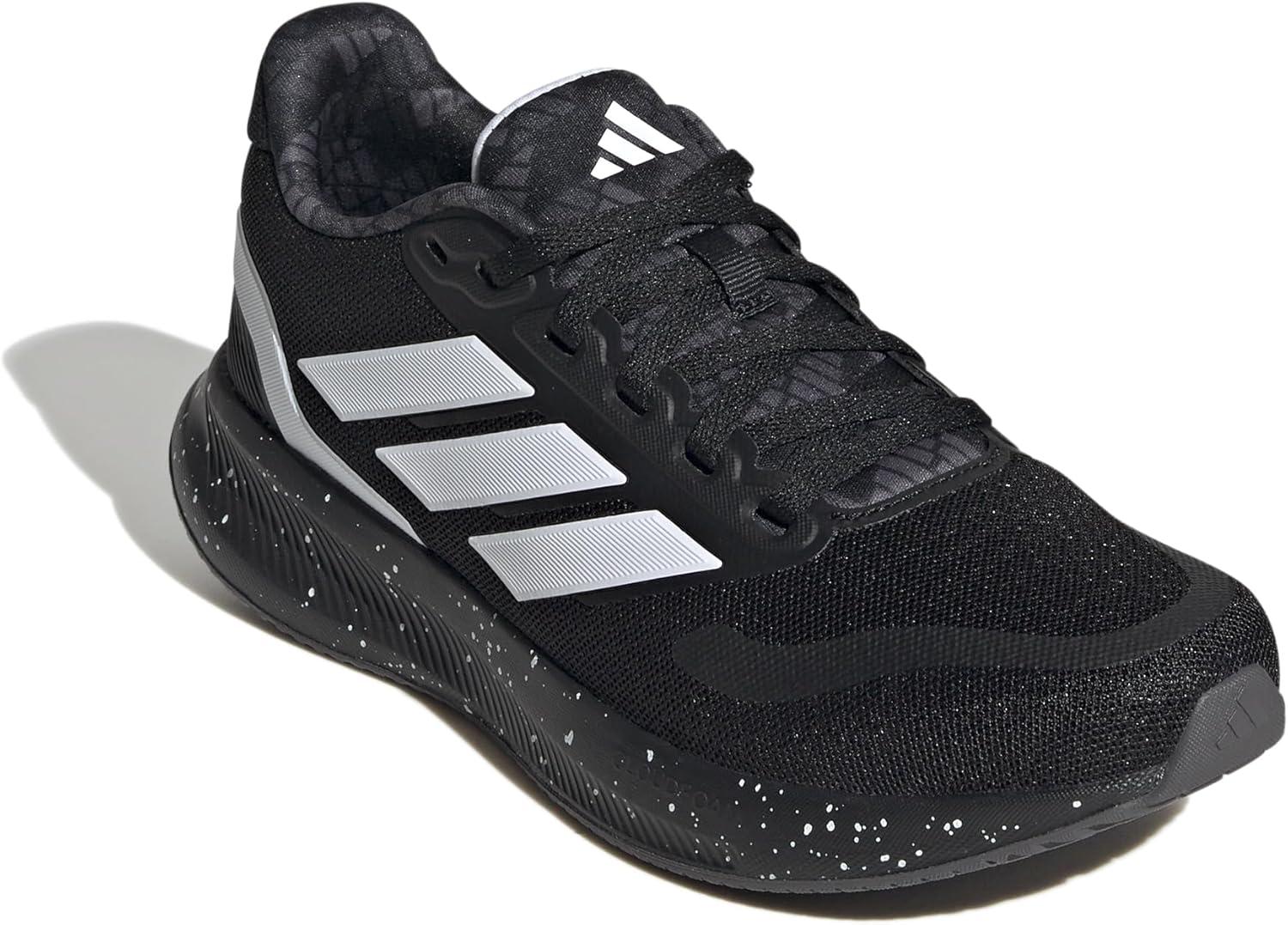 image:imageAdidas UnisexChild Run Falcon 5BlackWhiteGrey