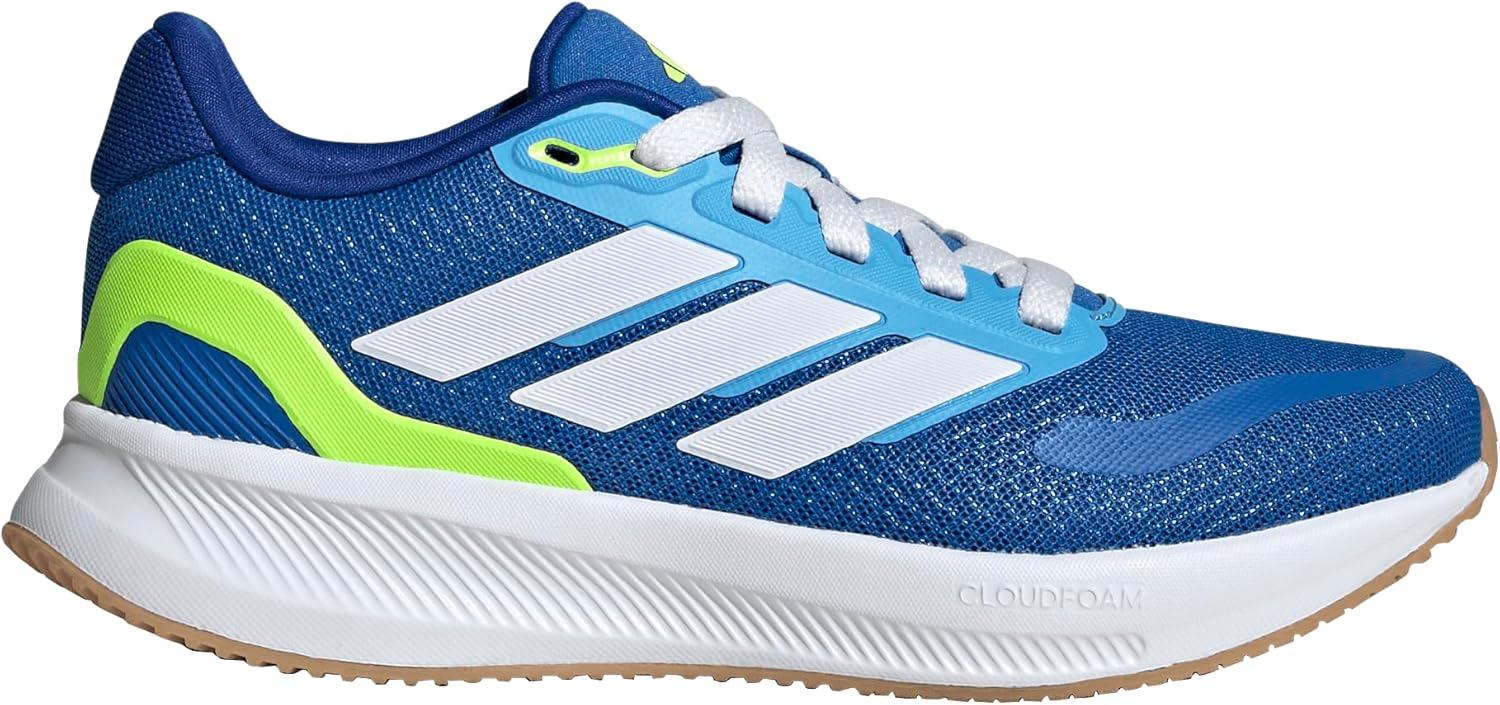 image:imageAdidas UnisexChild Run Falcon 5Bright RoyalWhiteLucid Lemon