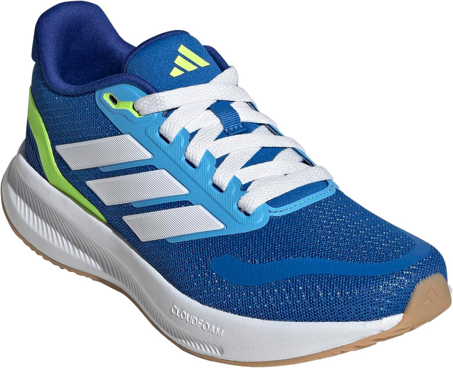 image:imageAdidas UnisexChild Run Falcon 5Bright RoyalWhiteLucid Lemon