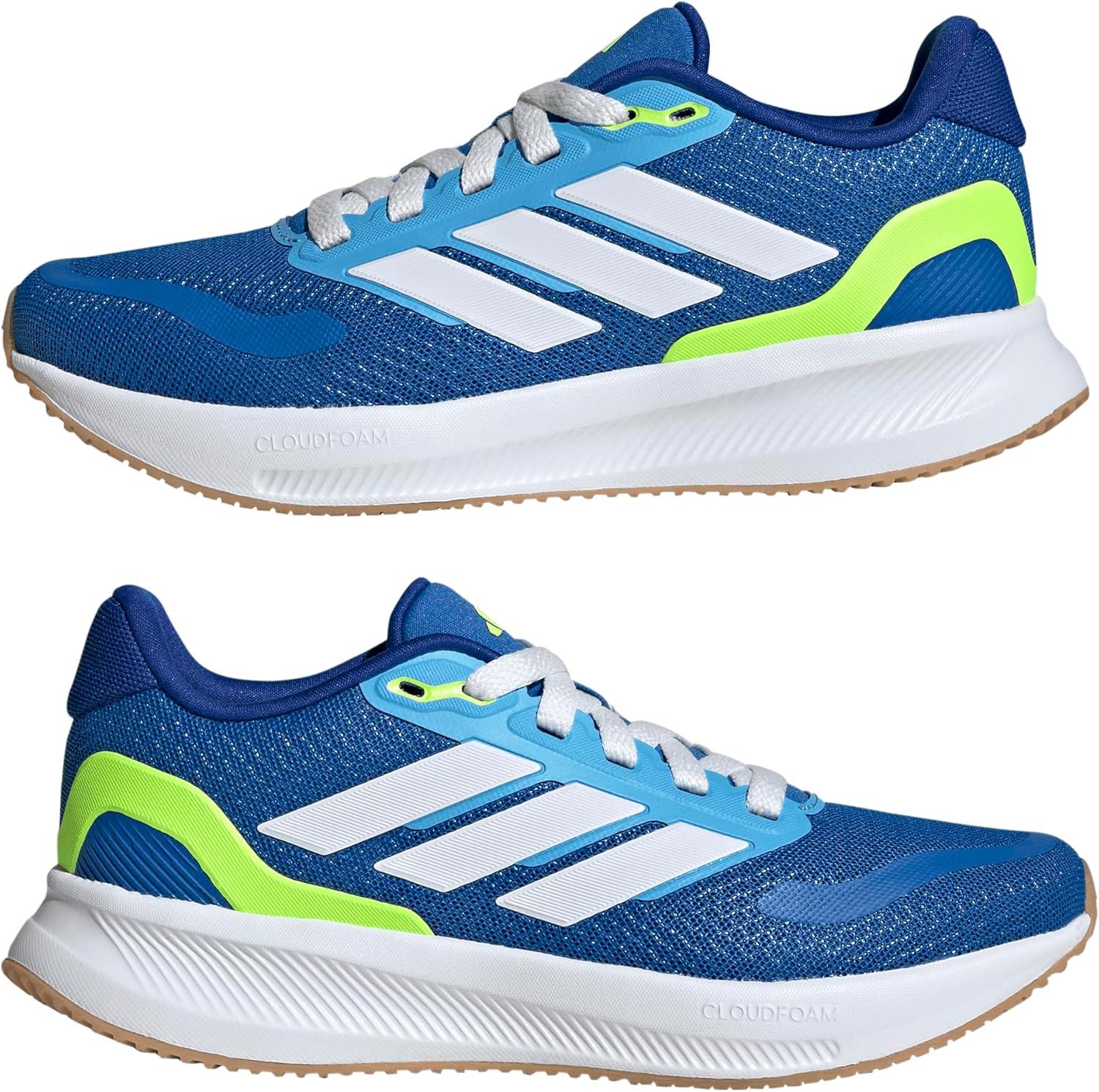 image:imageAdidas UnisexChild Run Falcon 5Bright RoyalWhiteLucid Lemon