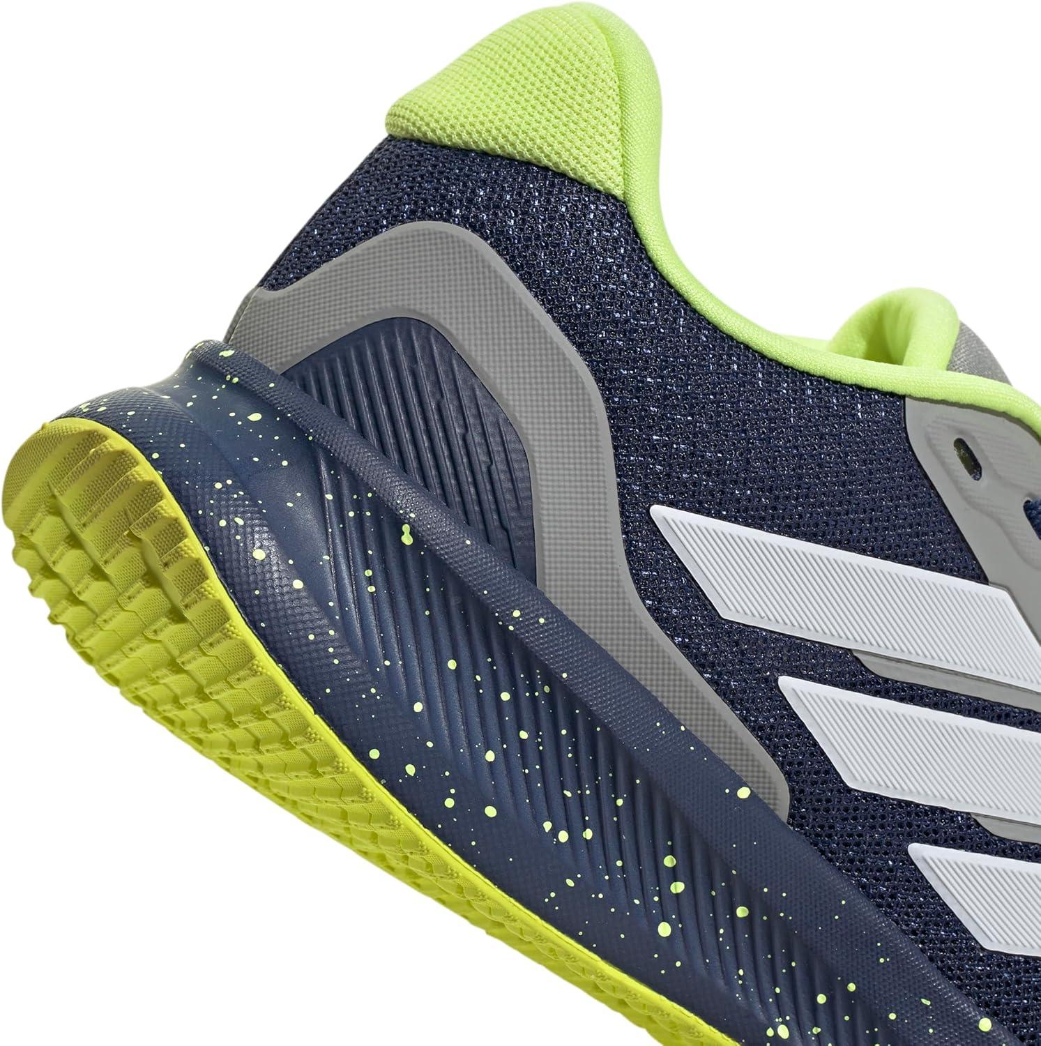 image:imageAdidas UnisexChild Run Falcon 5Dark BlueWhiteSolid Grey