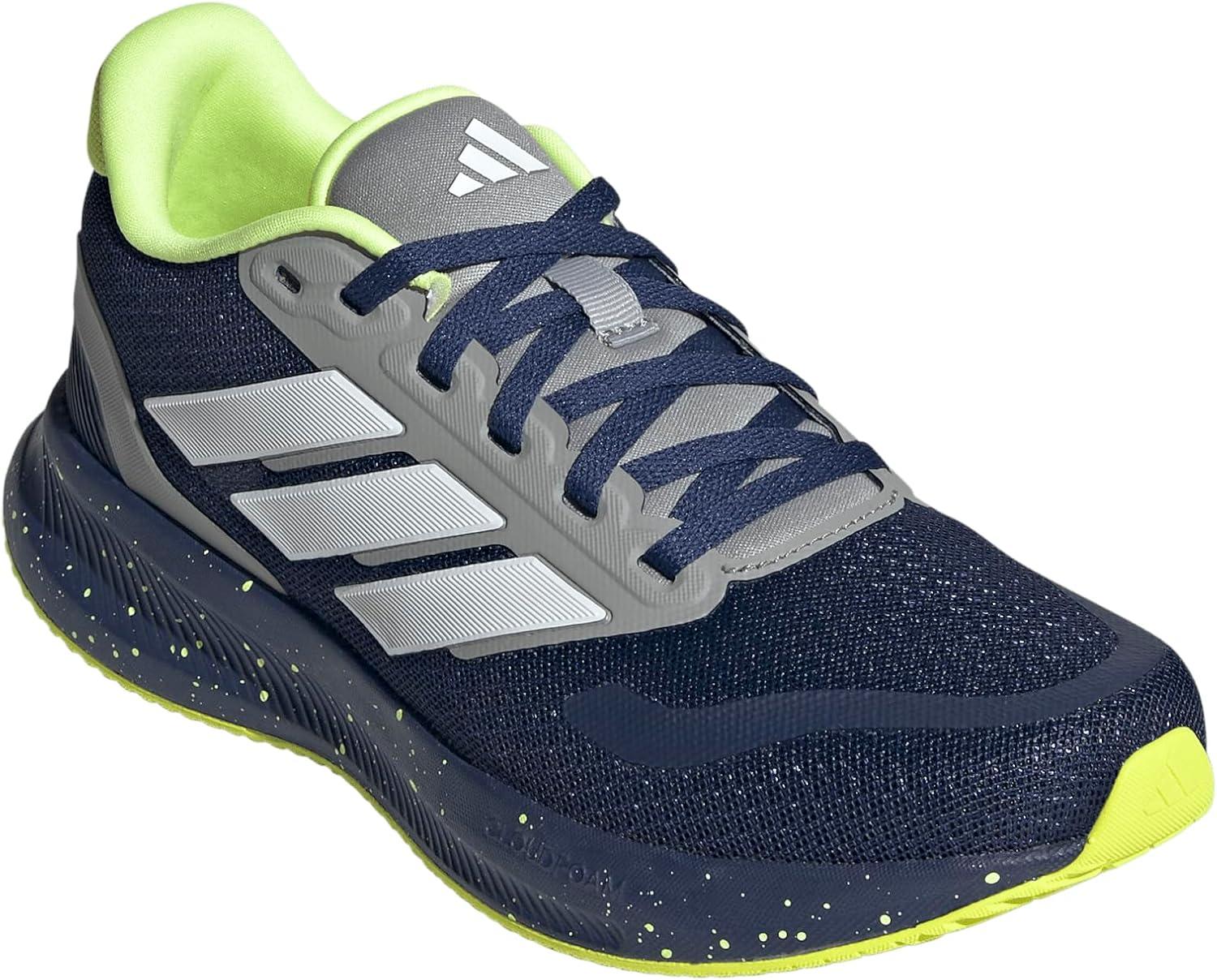 image:imageAdidas UnisexChild Run Falcon 5Dark BlueWhiteSolid Grey