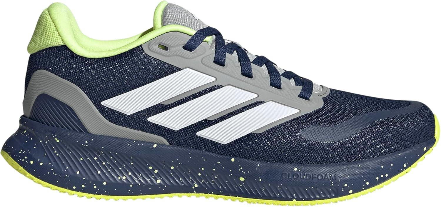 image:imageAdidas UnisexChild Run Falcon 5Dark BlueWhiteSolid Grey