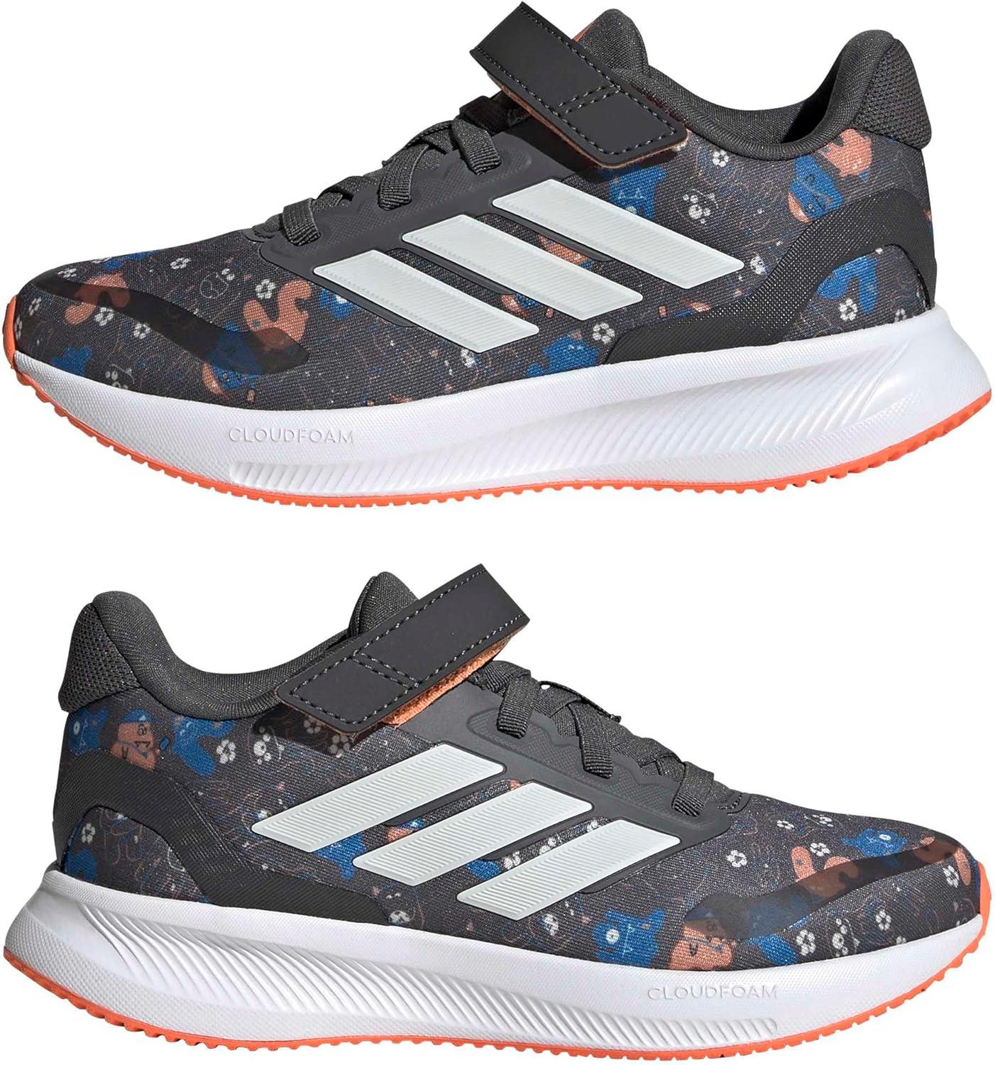 image:imageAdidas UnisexChild Run Falcon 5GreyOff WhiteRay Blue
