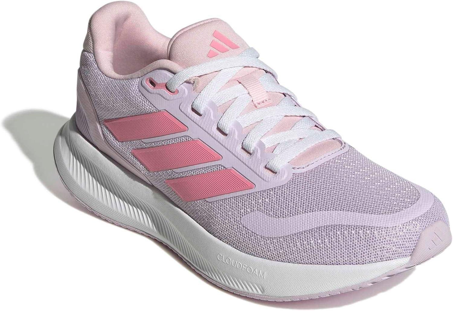 image:imageAdidas UnisexChild Run Falcon 5Ice LavenderWhiteClear Pink
