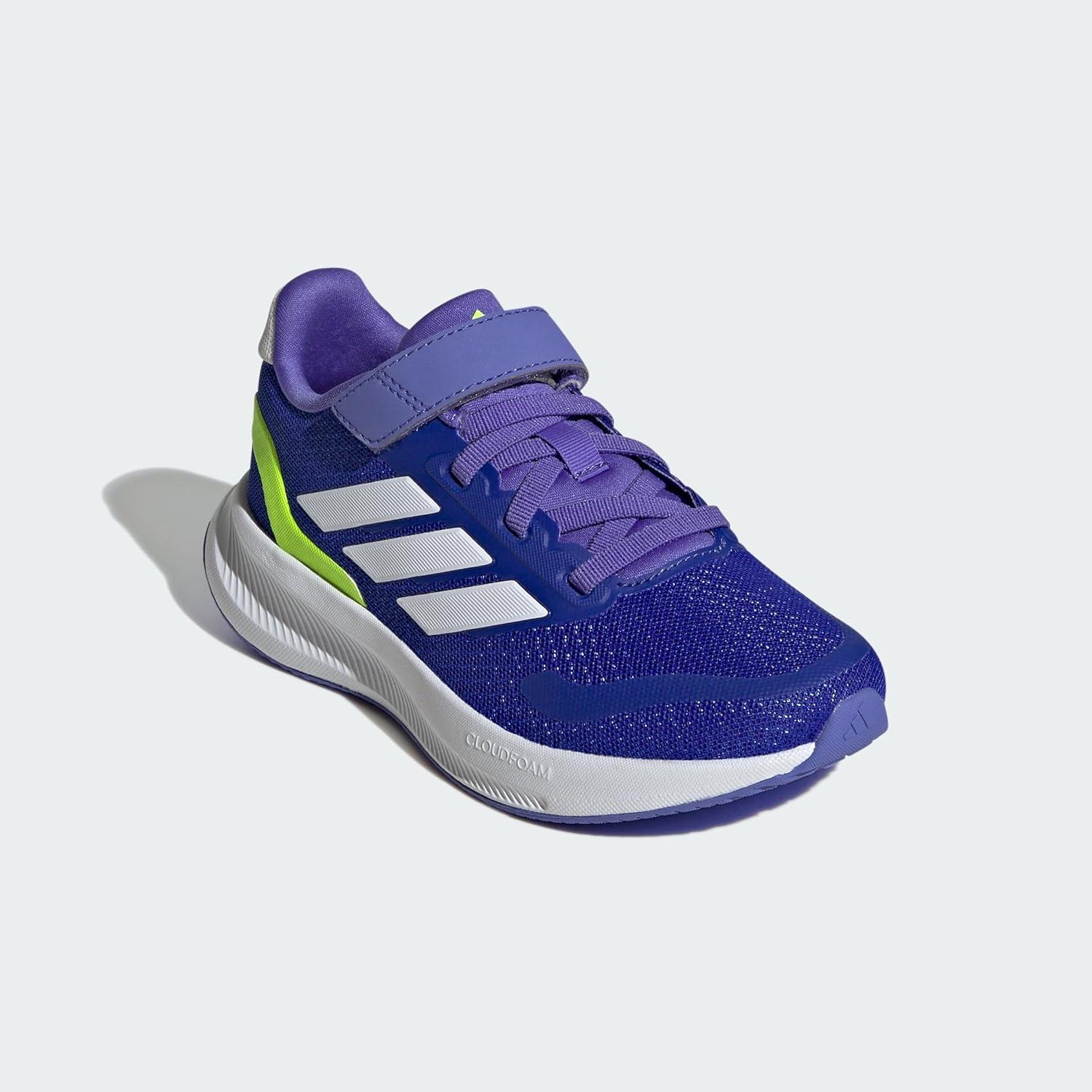 image:imageAdidas UnisexChild Run Falcon 5Lucid BlueWhiteCobalt Blue