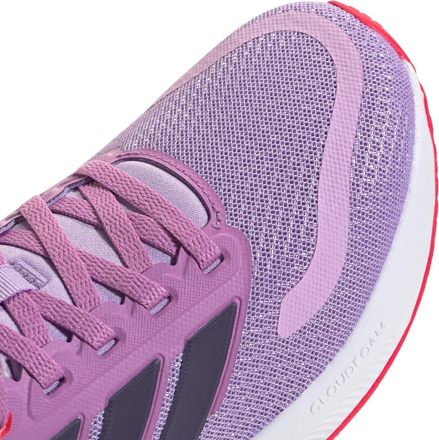 image:imageAdidas UnisexChild Run Falcon 5Powder PlumAurora PlumLucid Red