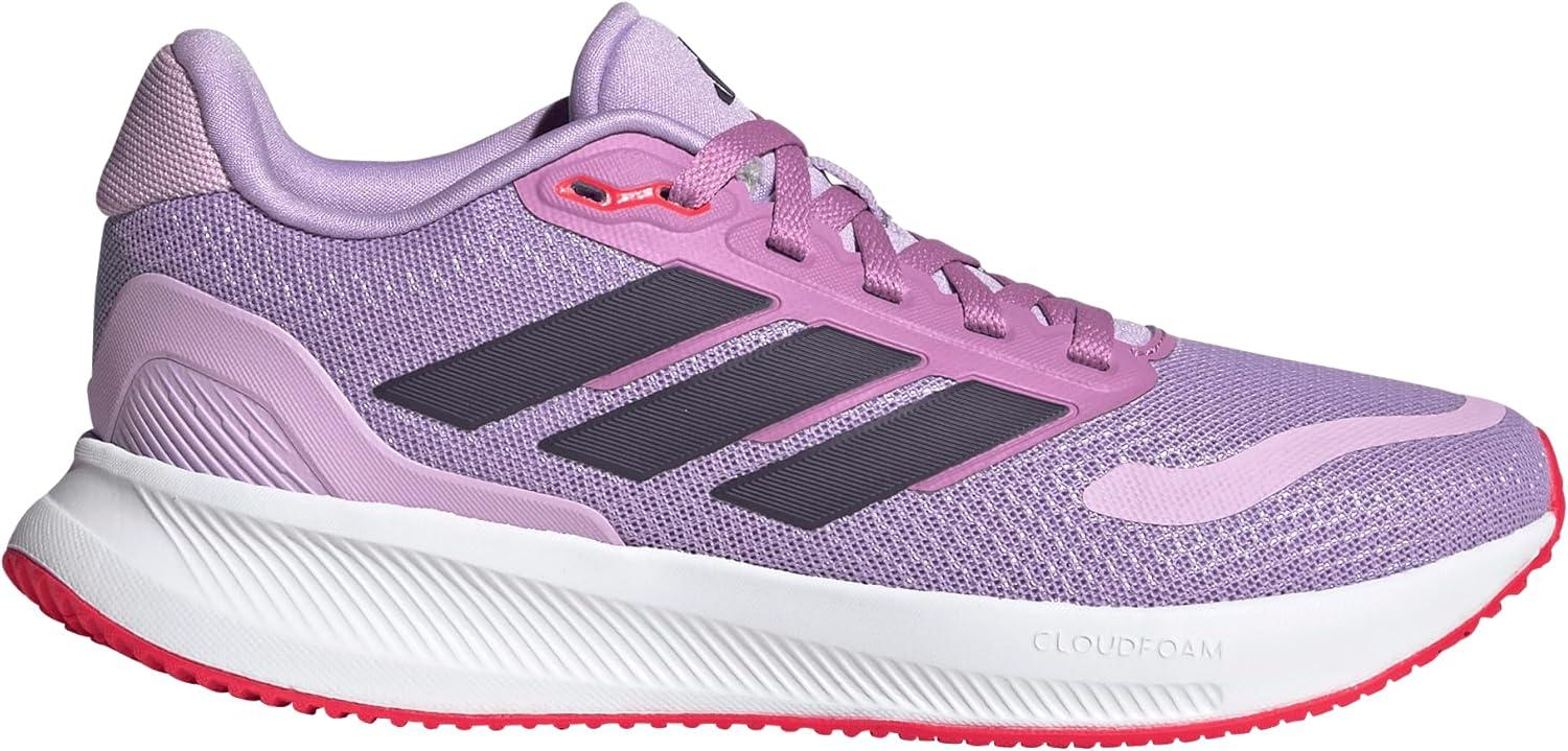 image:imageAdidas UnisexChild Run Falcon 5Powder PlumAurora PlumLucid Red