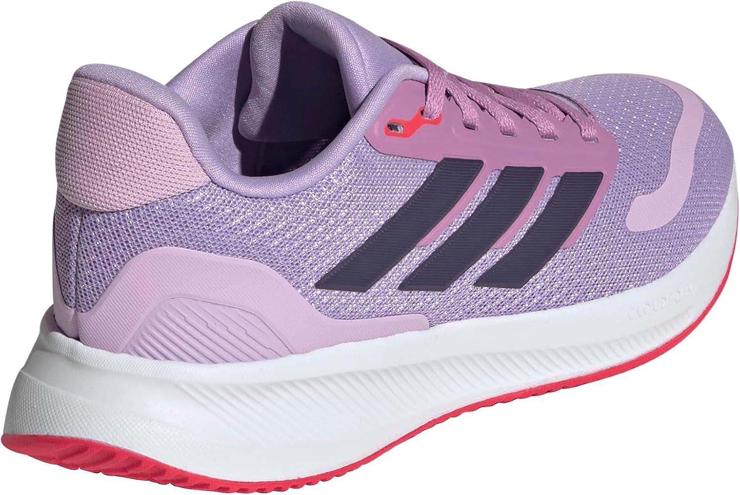 image:imageAdidas UnisexChild Run Falcon 5Powder PlumAurora PlumLucid Red