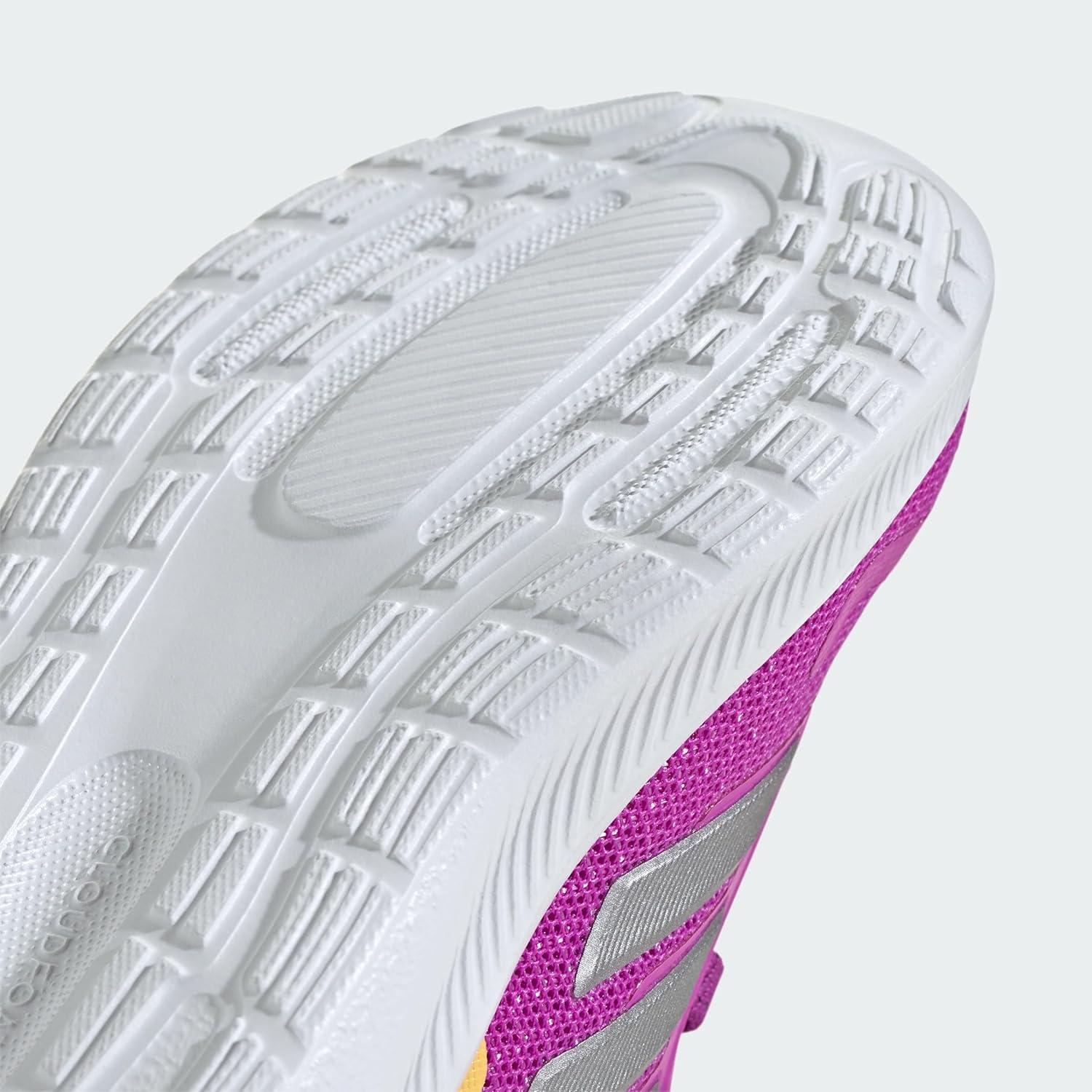 image:imageAdidas UnisexChild Run Falcon 5Purple BurstSilver MetallicSemi Spark