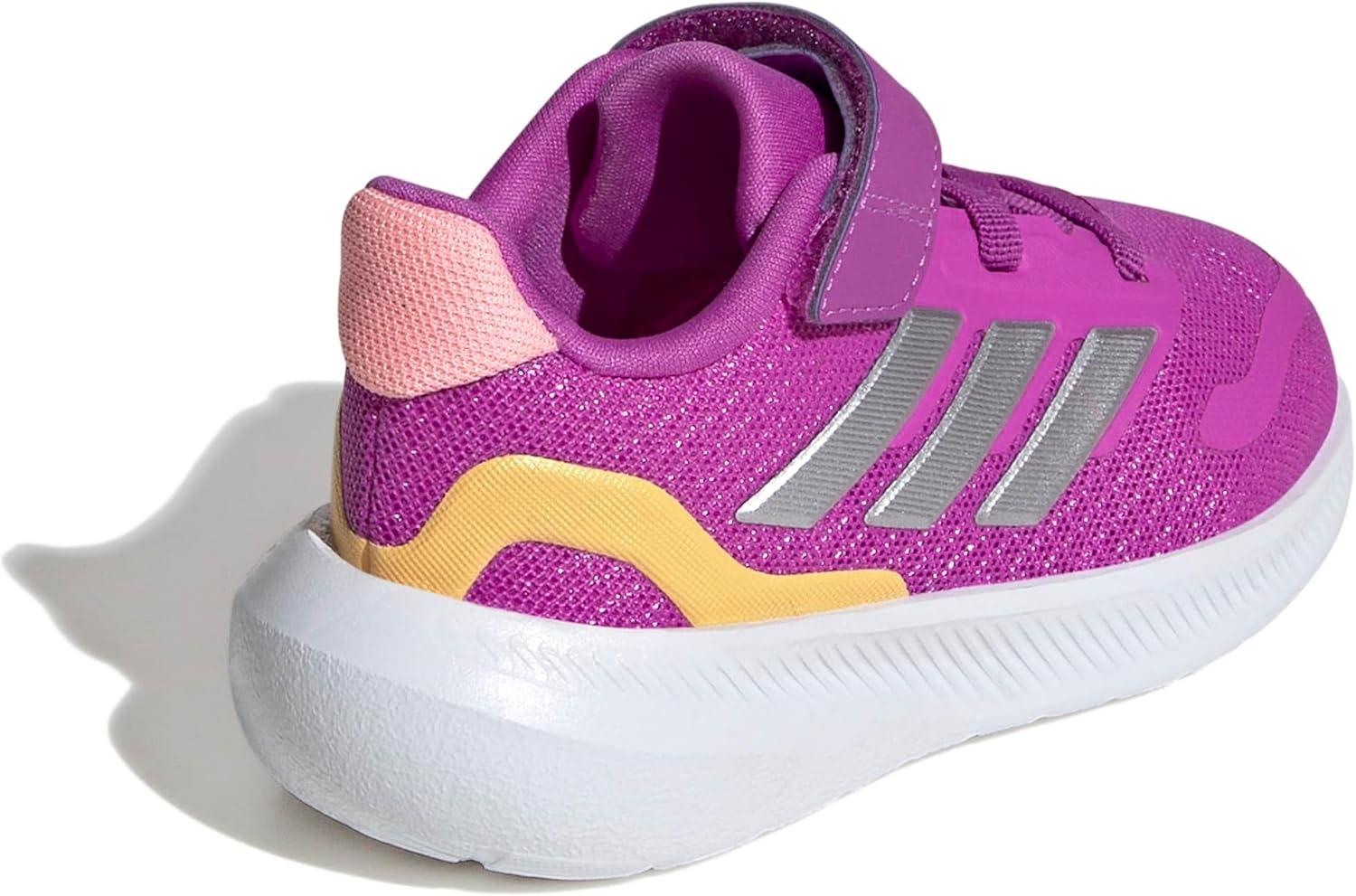image:imageAdidas UnisexChild Run Falcon 5Purple BurstSilver MetallicSemi Spark